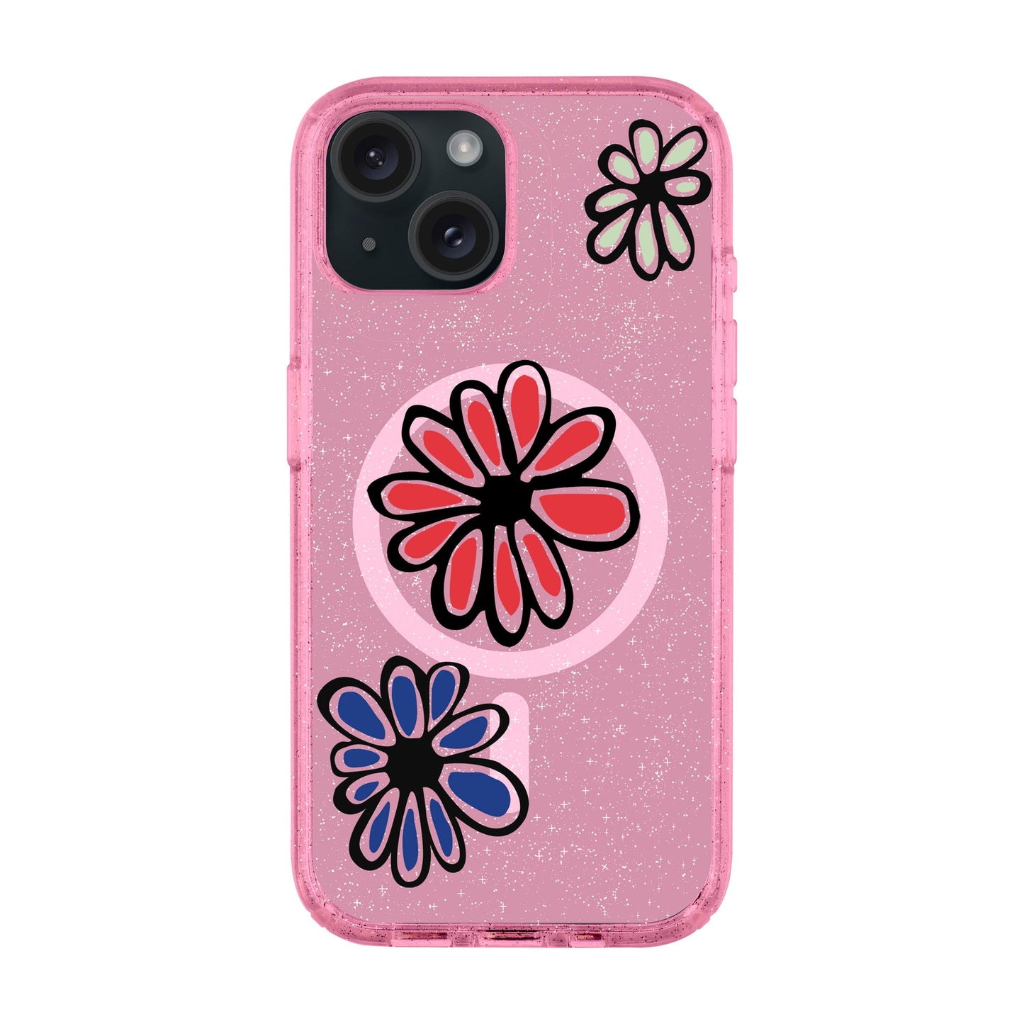 FLORIST-iPhone 14 Plus Shiny Kılıf MagSafe Özellikli