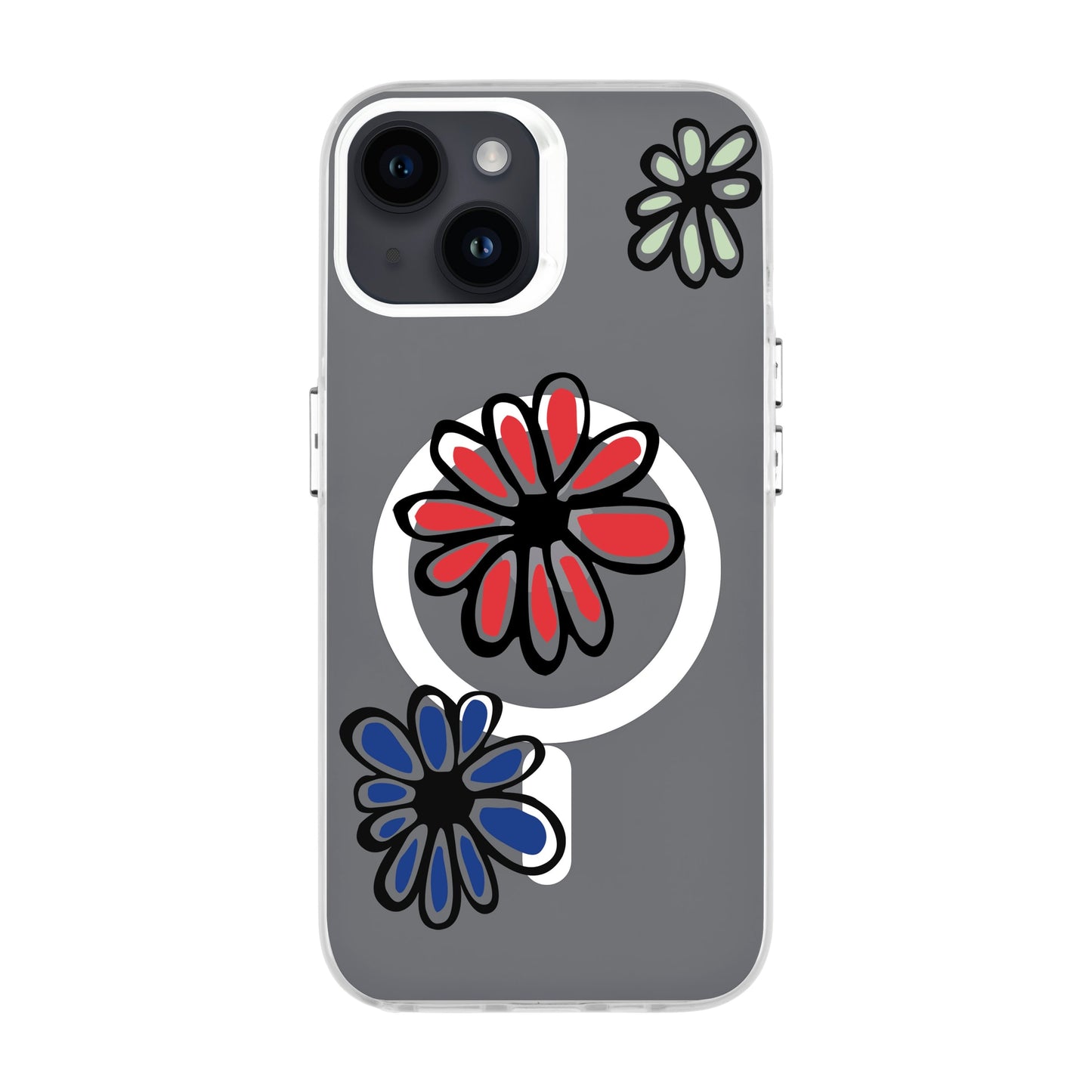 FLORIST-iPhone 14 Hold Kılıf MagSafe Özellikli