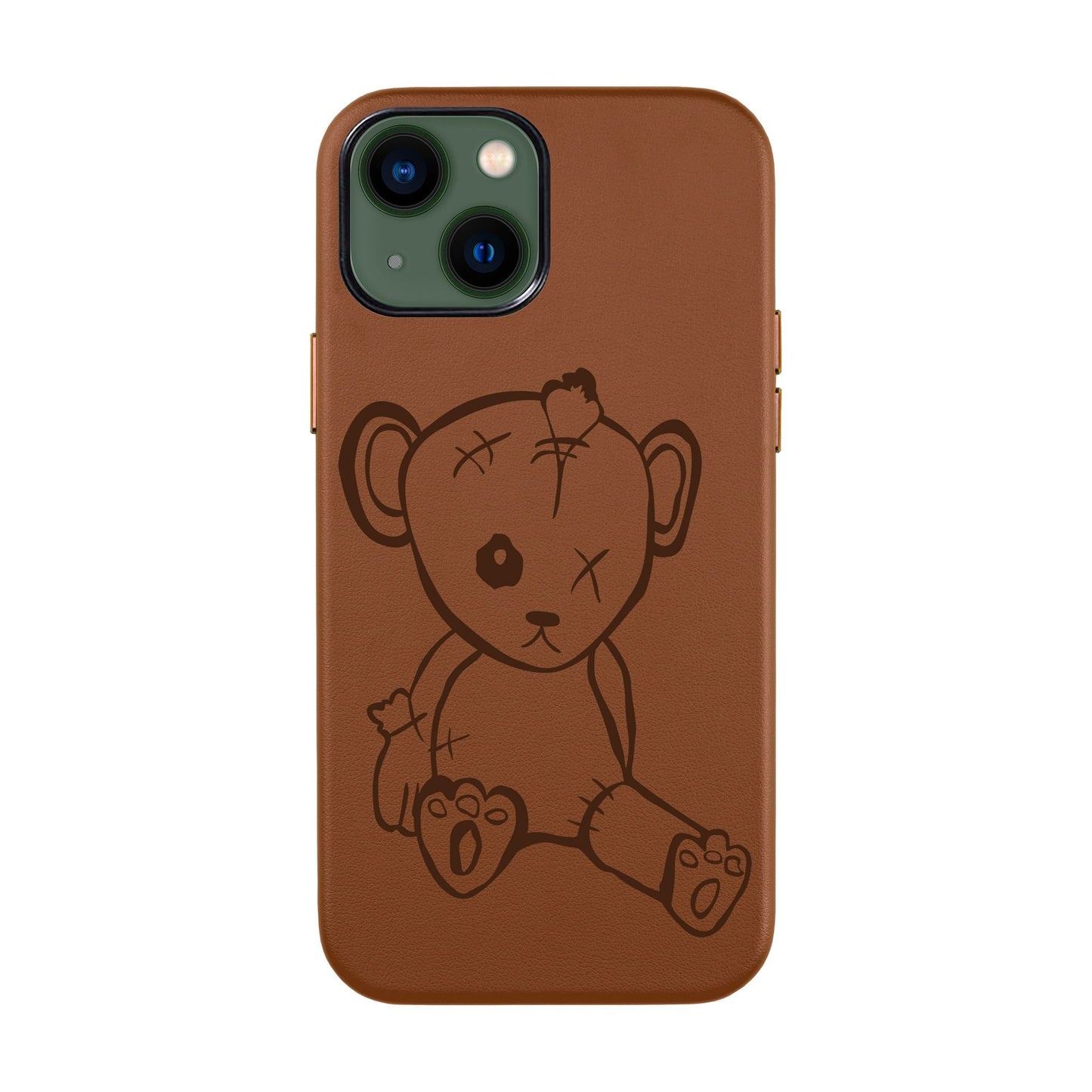 BABY BEAR-iPhone 14 Leather Kılıf