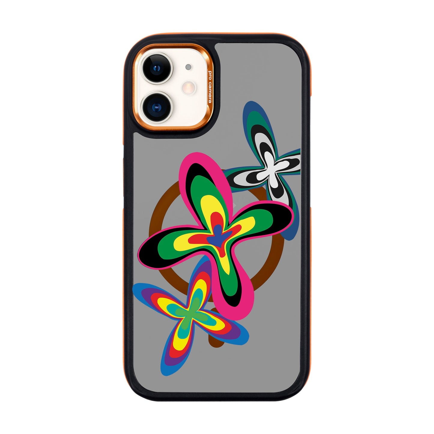 COLOR FLOWER-iPhone 11 Dark Kılıf MagSafe Özellikli