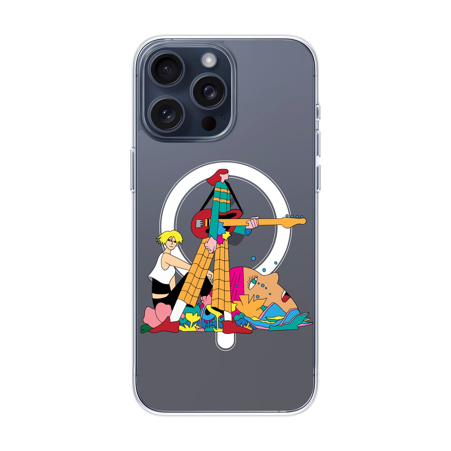 HER BAND-iPhone 15 Pro Max Solid Kılıf MagSafe Özellikli