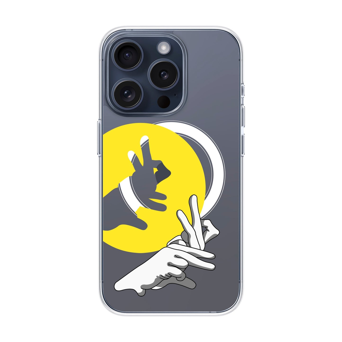 BUNNY-iPhone 15 Pro Solid Kılıf MagSafe Özellikli