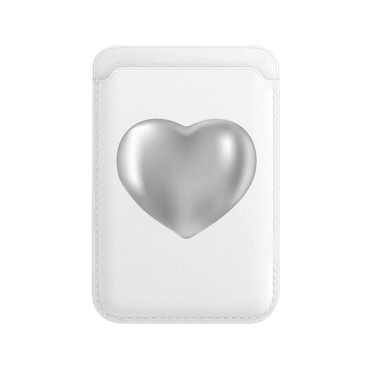 SILVER HEART-Leather Kartlık