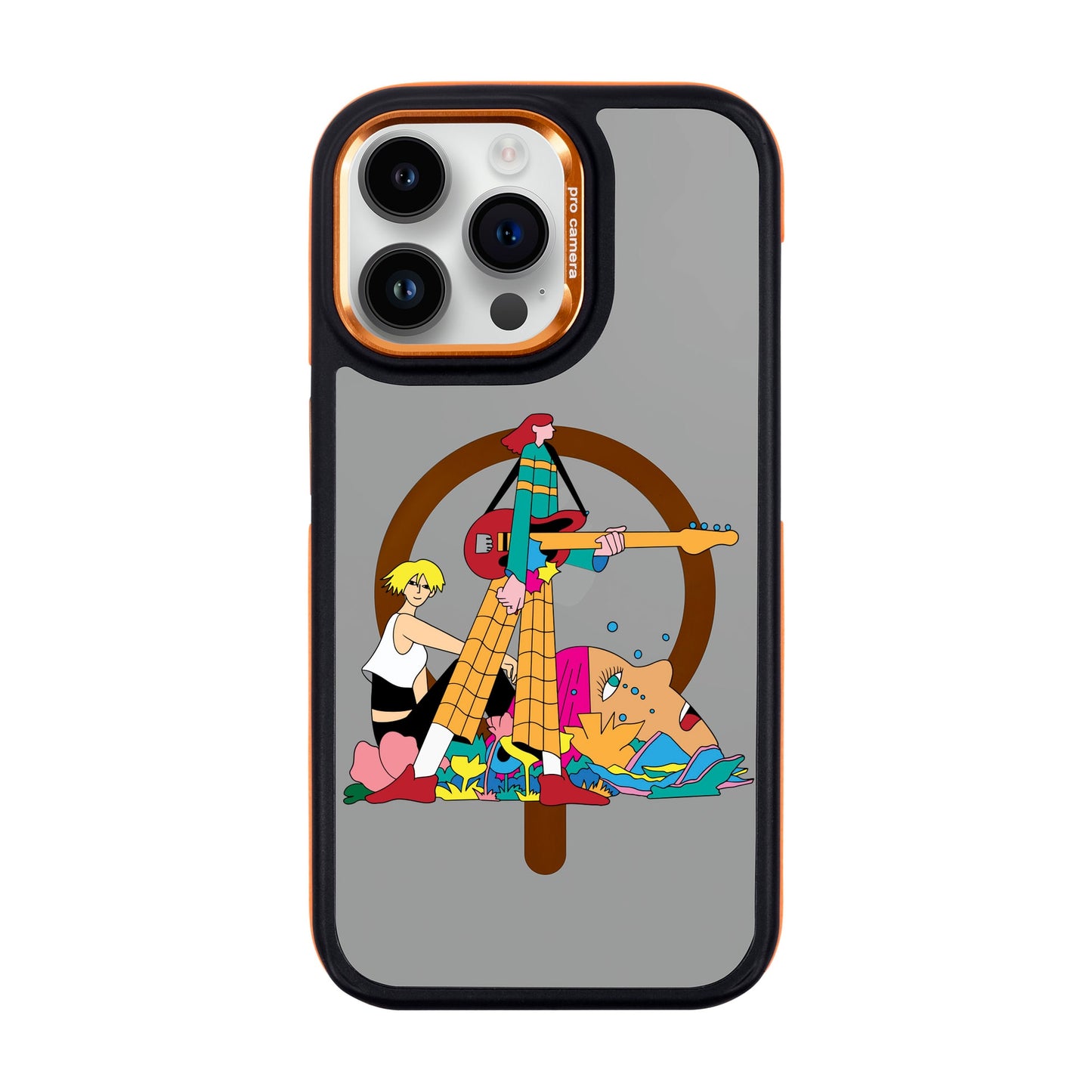 HER BAND-iPhone 14 Pro Max Dark Kılıf MagSafe Özellikli
