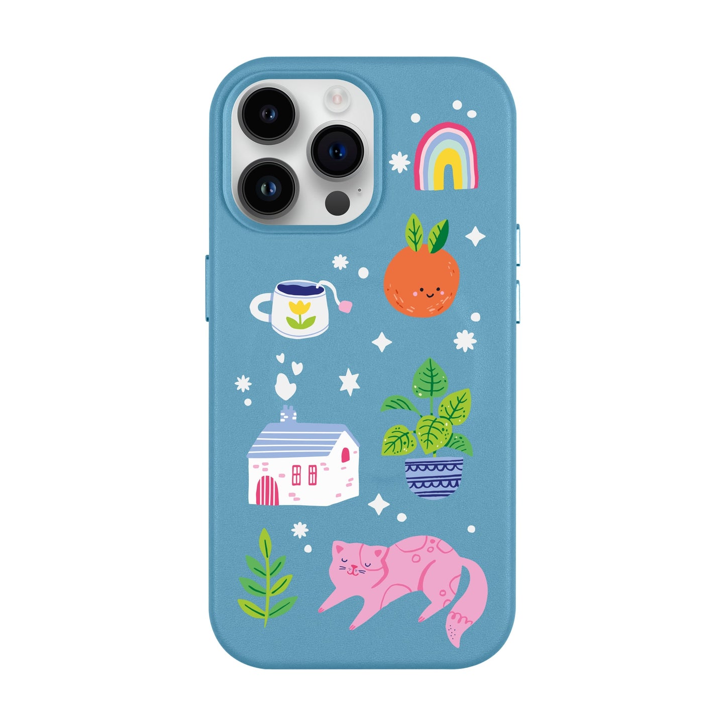 FRESH SPRING-iPhone 14 Pro Max Leather Kılıf MagSafe Özellikli