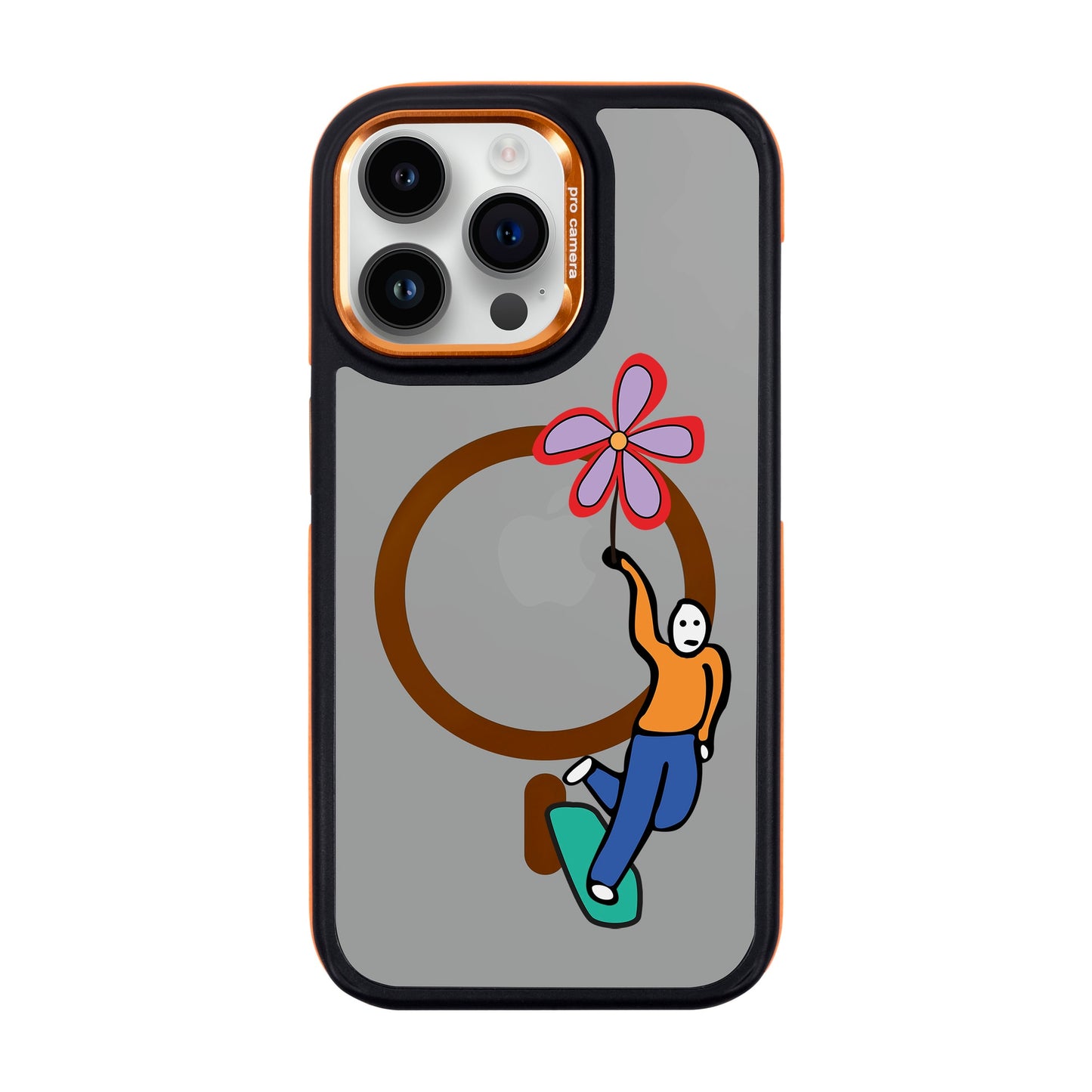SKATEBOARDER-iPhone 14 Pro Max Dark Kılıf MagSafe Özellikli