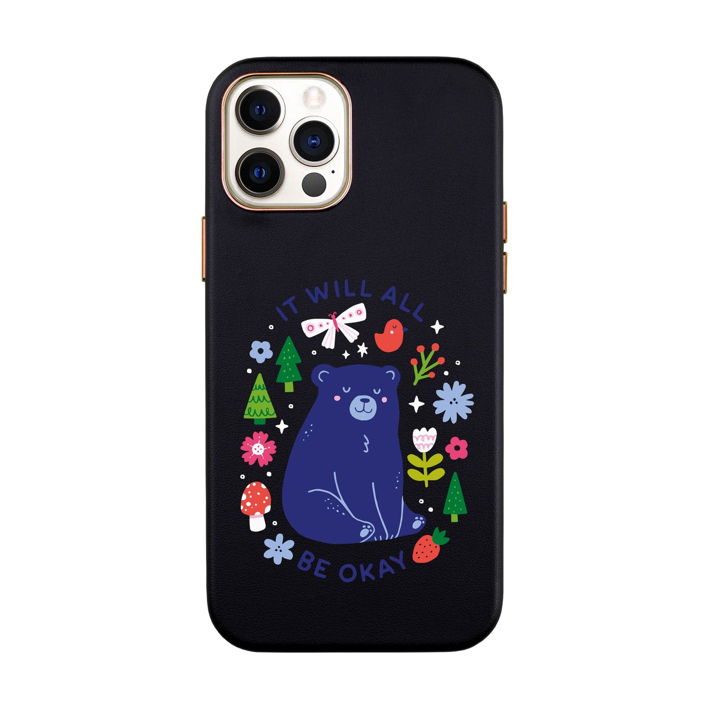 BE OKAY-iPhone XR Leather Kılıf