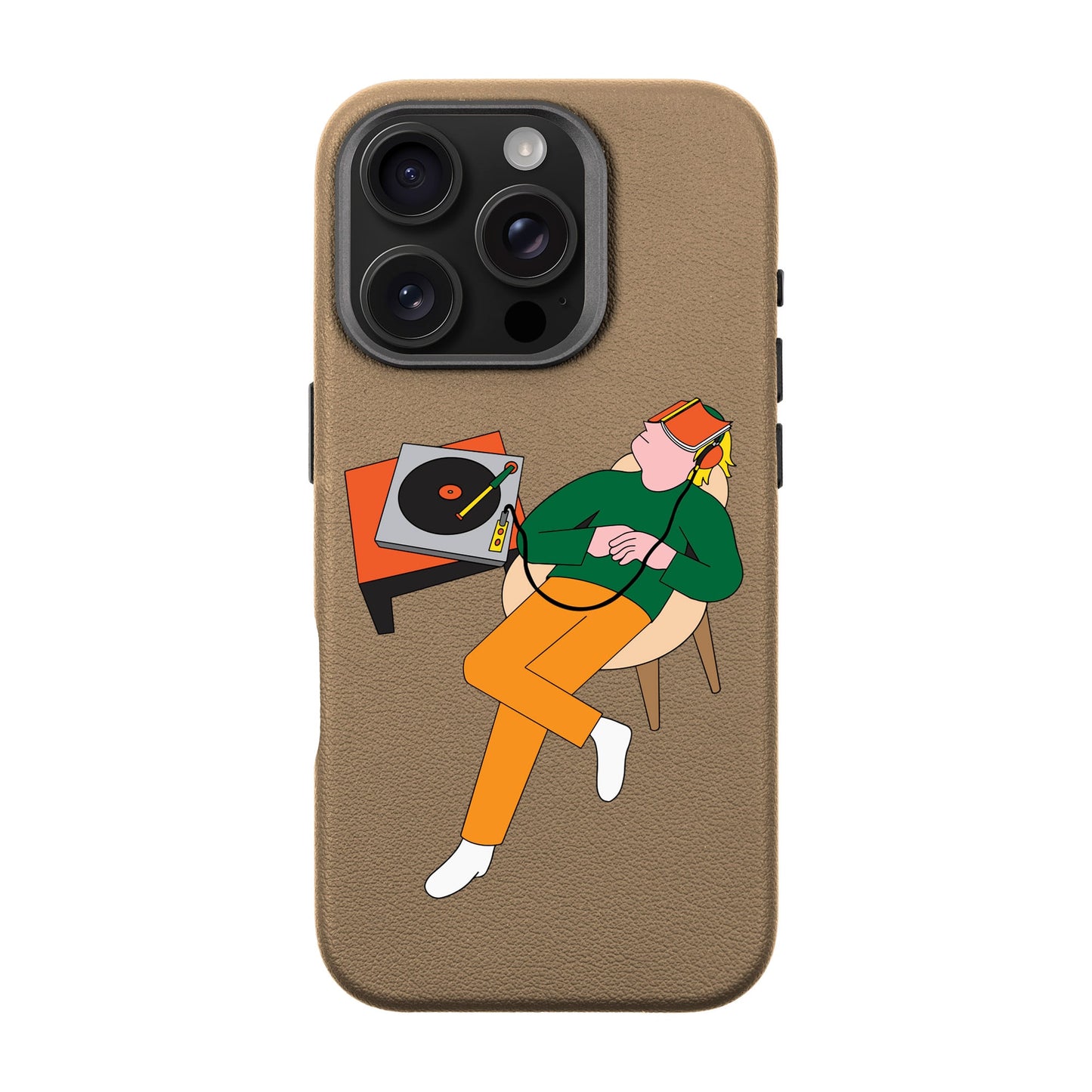 LAZY SUNDAY AFTERNOON-iPhone 16 Pro Leather Premium Kılıf MagSafe Özellikli