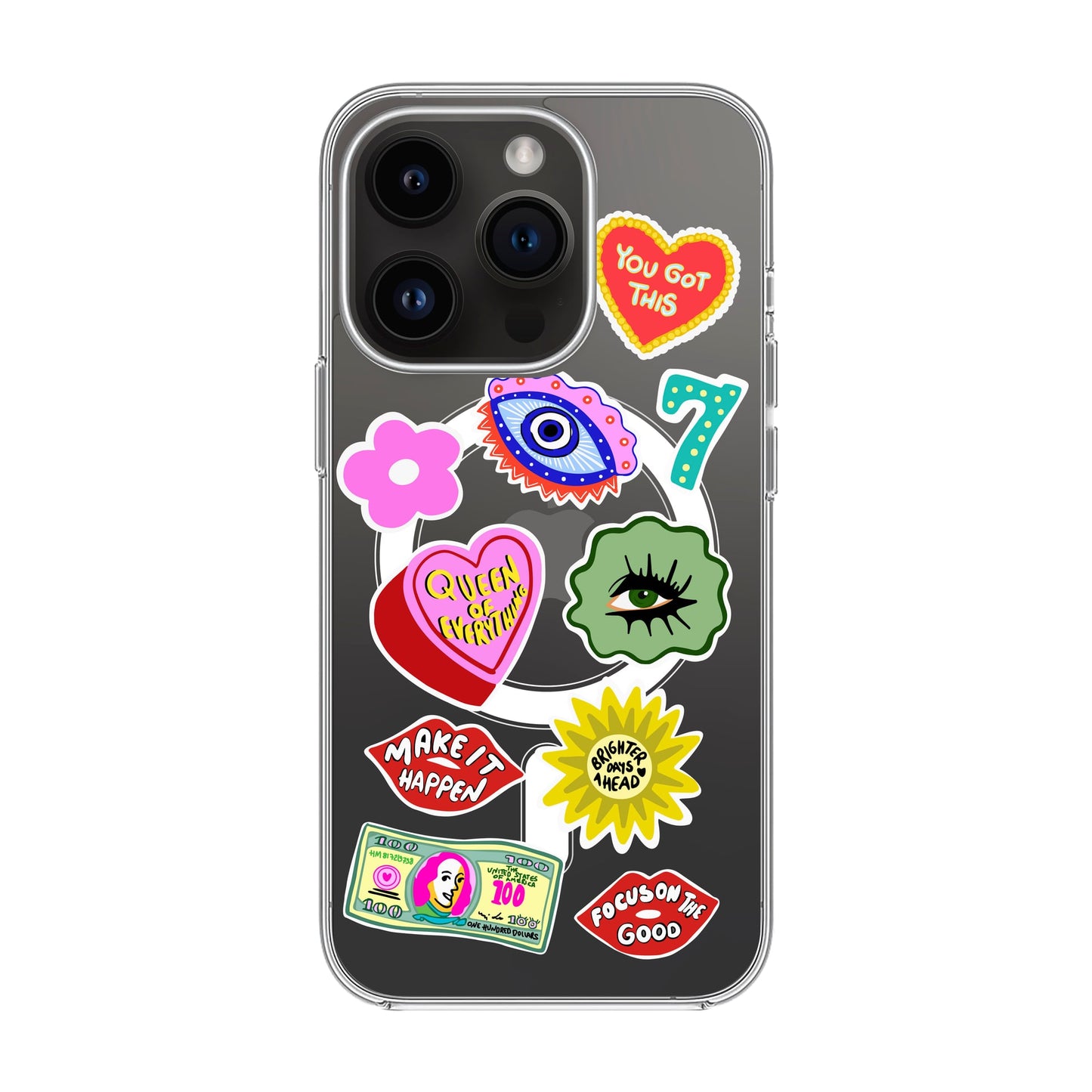 HM STICKERS-iPhone 14 Pro Solid Kılıf MagSafe Özellikli