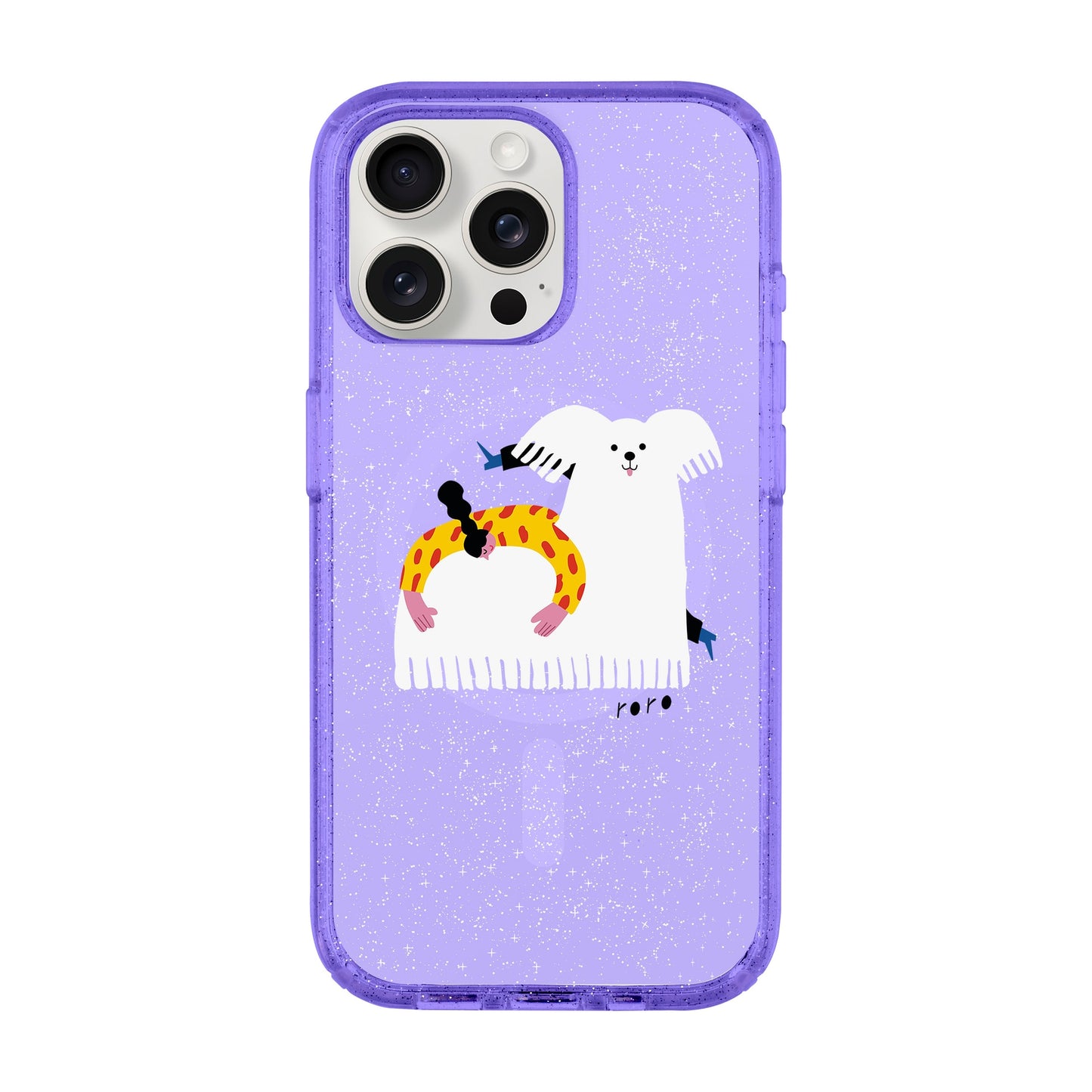FANCY DOG-iPhone 15 Pro Max Shiny Kılıf MagSafe Özellikli