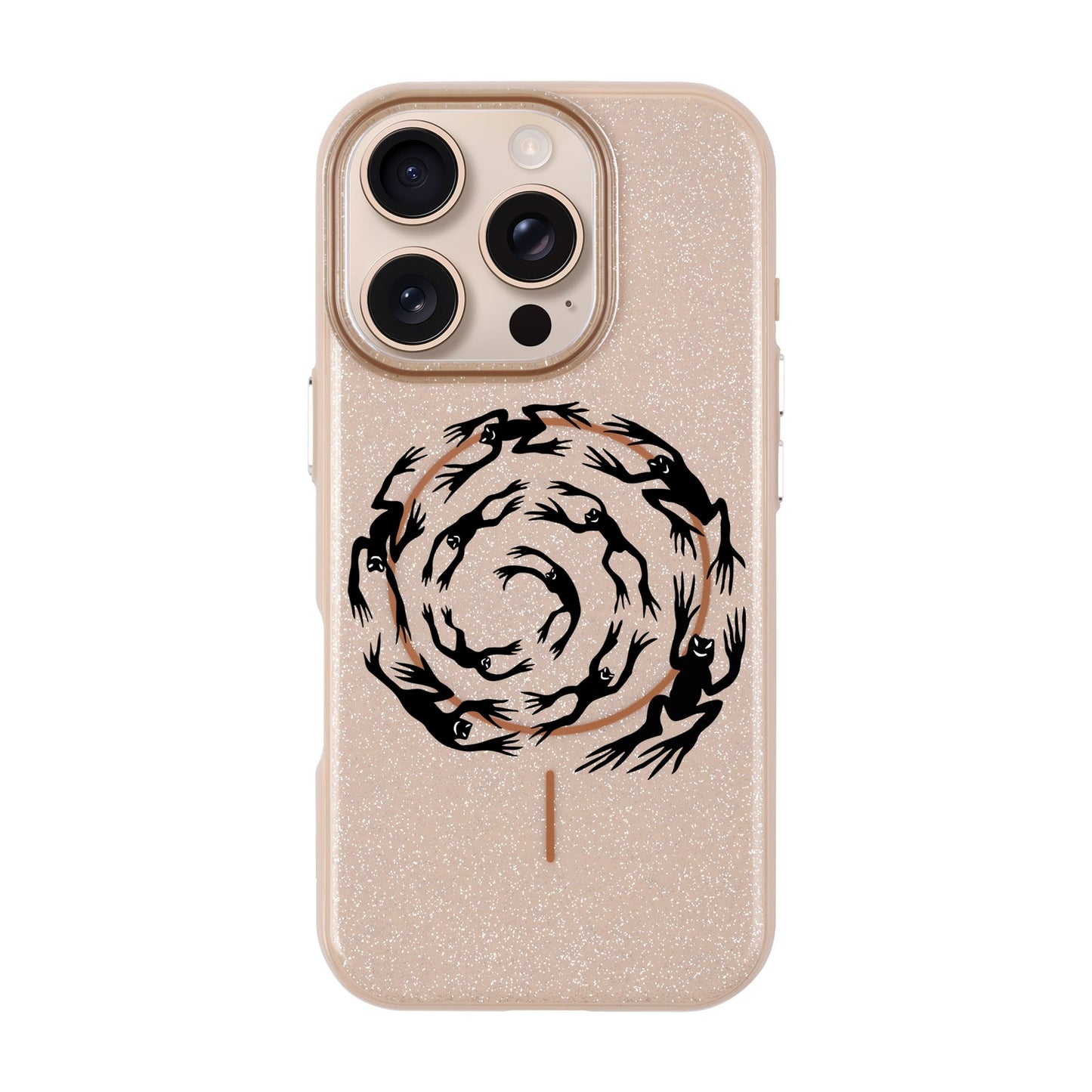 SWIRLING FROGS-iPhone 16 Pro Radiant Kılıf MagSafe Özellikli