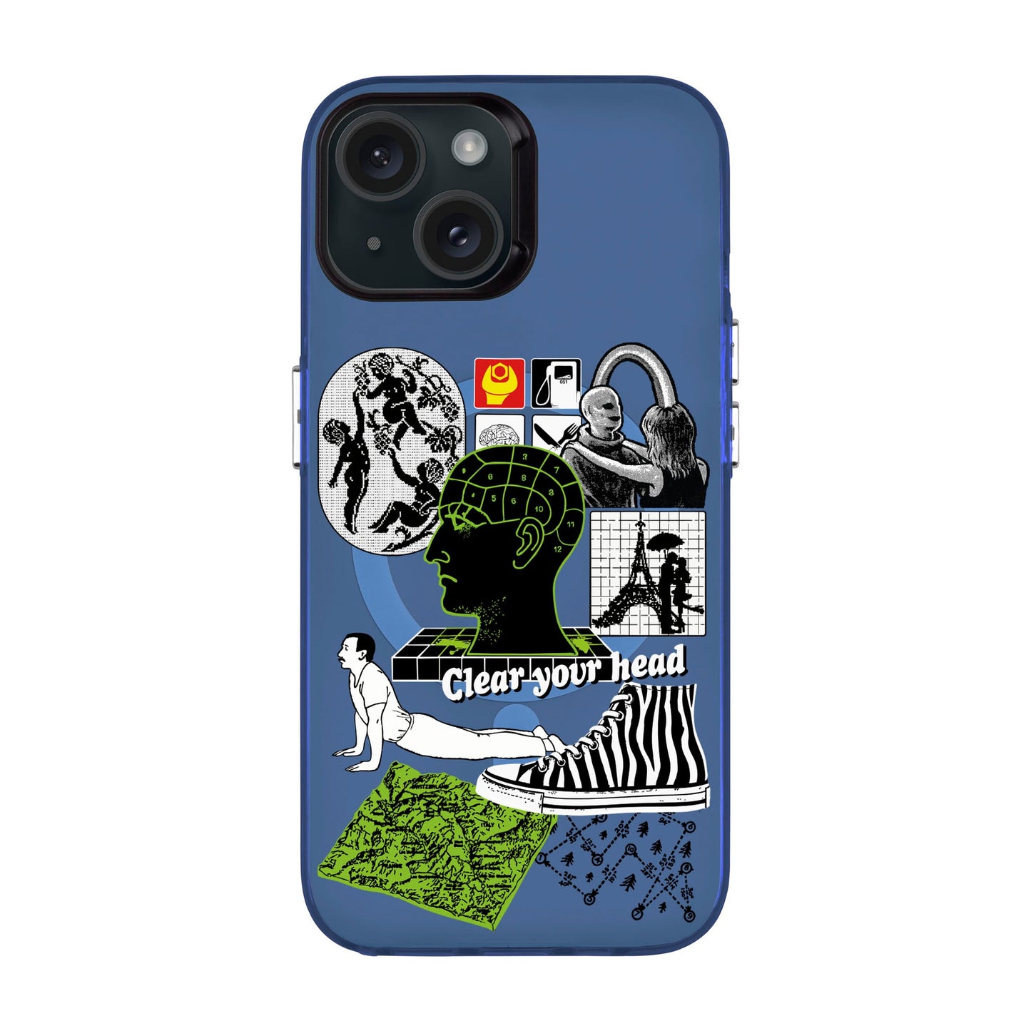 CLEAR YOUR HEAD-iPhone 15 Hold Kılıf MagSafe Özellikli