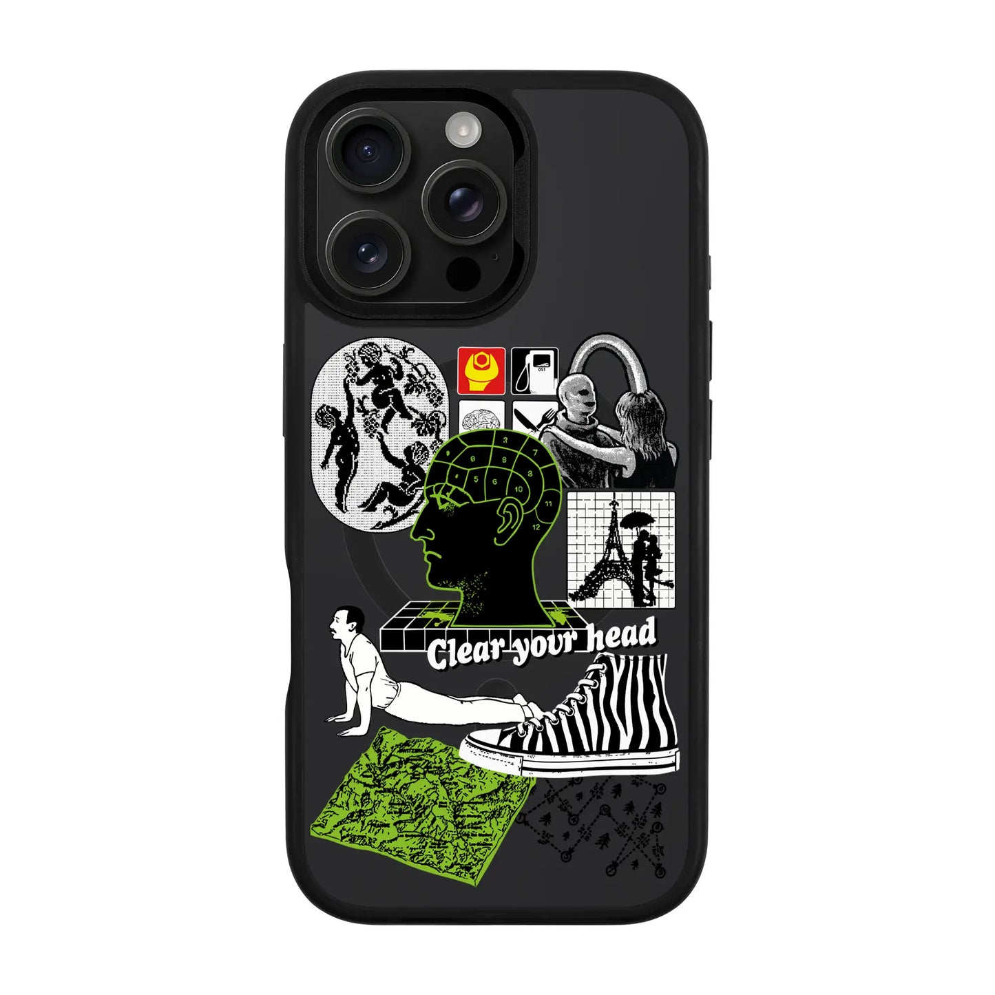 CLEAR YOUR HEAD-iPhone 16 Pro Max Rise Kılıf MagSafe Özellikli