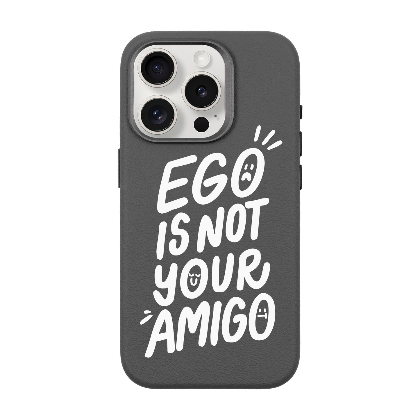 EGO-iPhone 15 Pro Leather Premium Kılıf MagSafe Özellikli