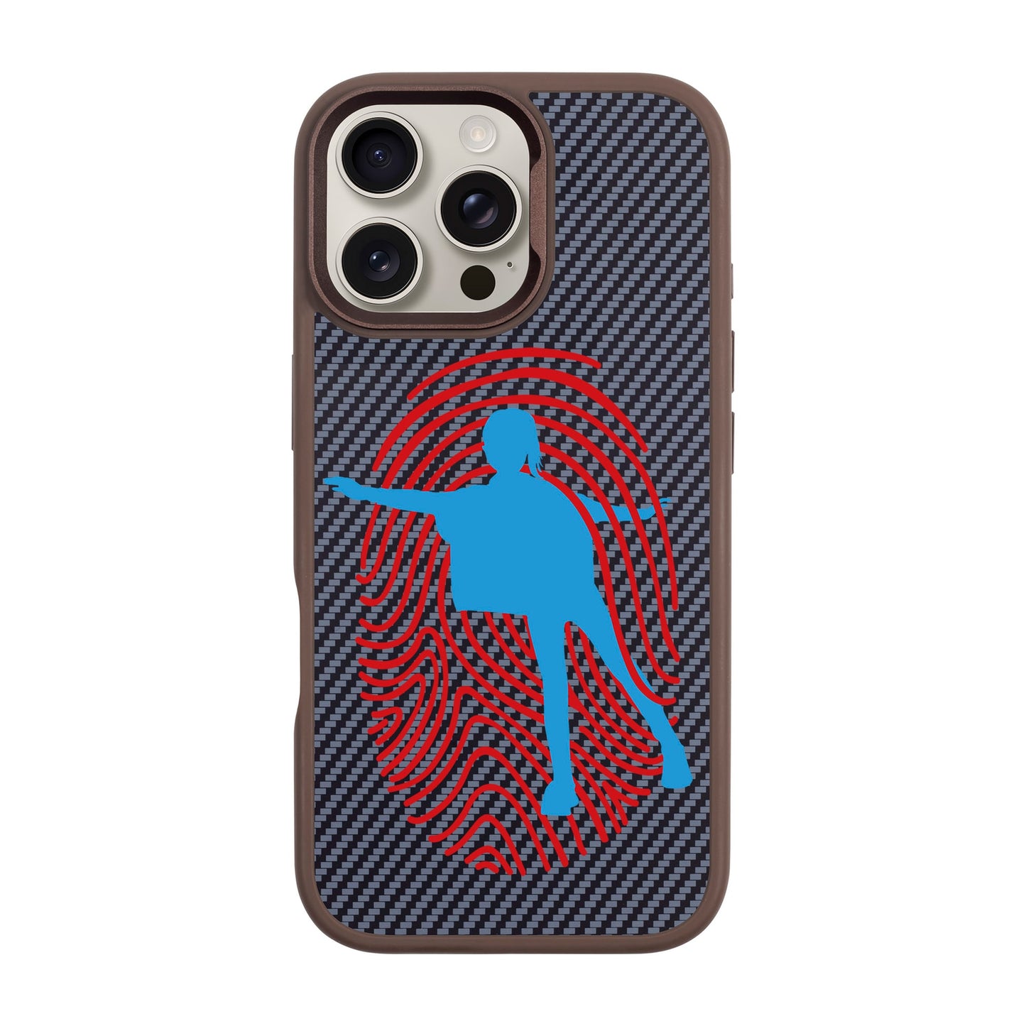 FINGERMARK-iPhone 16 Pro Max Plaid Kılıf MagSafe Özellikli