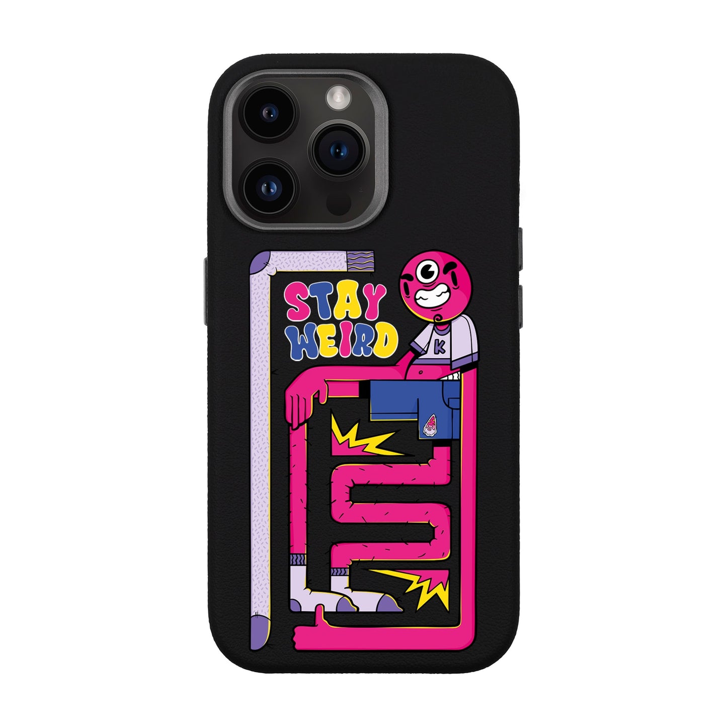 OG TOOTHY-iPhone 14 Pro Max Leather Premium Kılıf MagSafe Özellikli