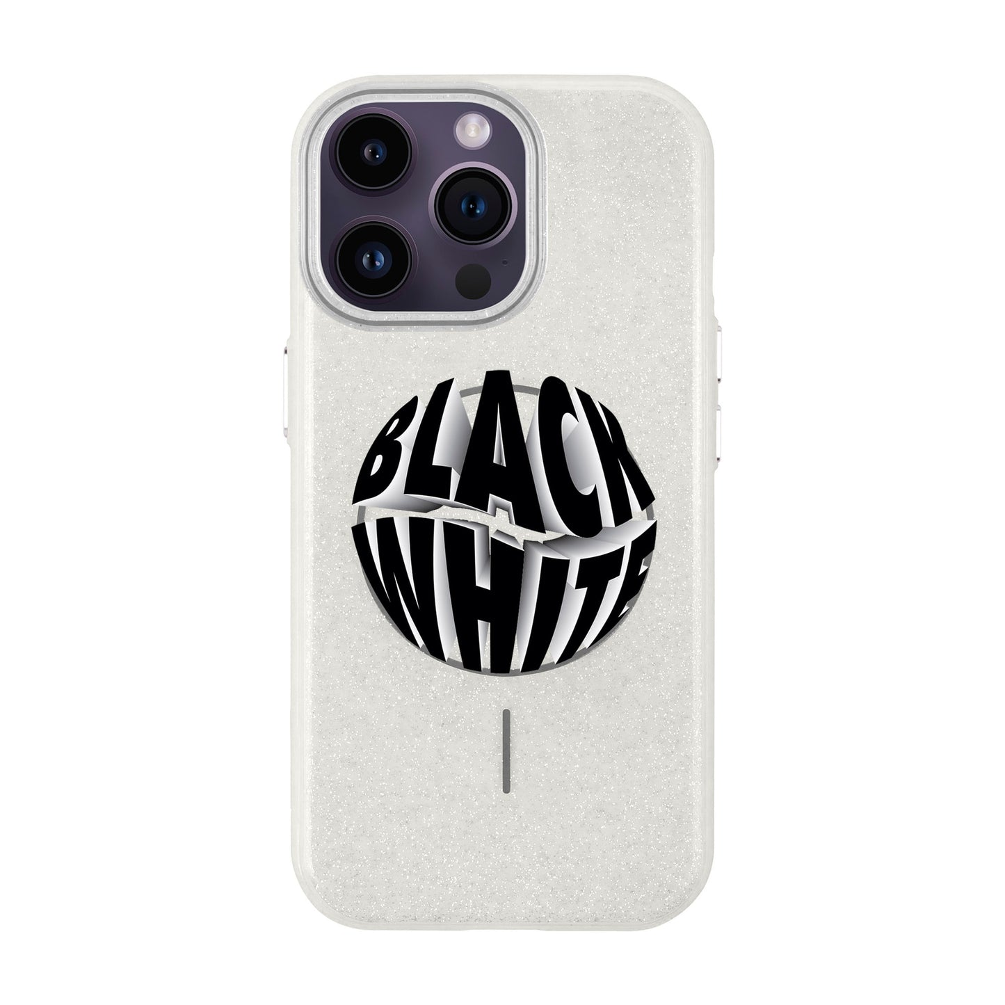 BLACK WHITE-iPhone 14 Pro Max Radiant Kılıf MagSafe Özellikli