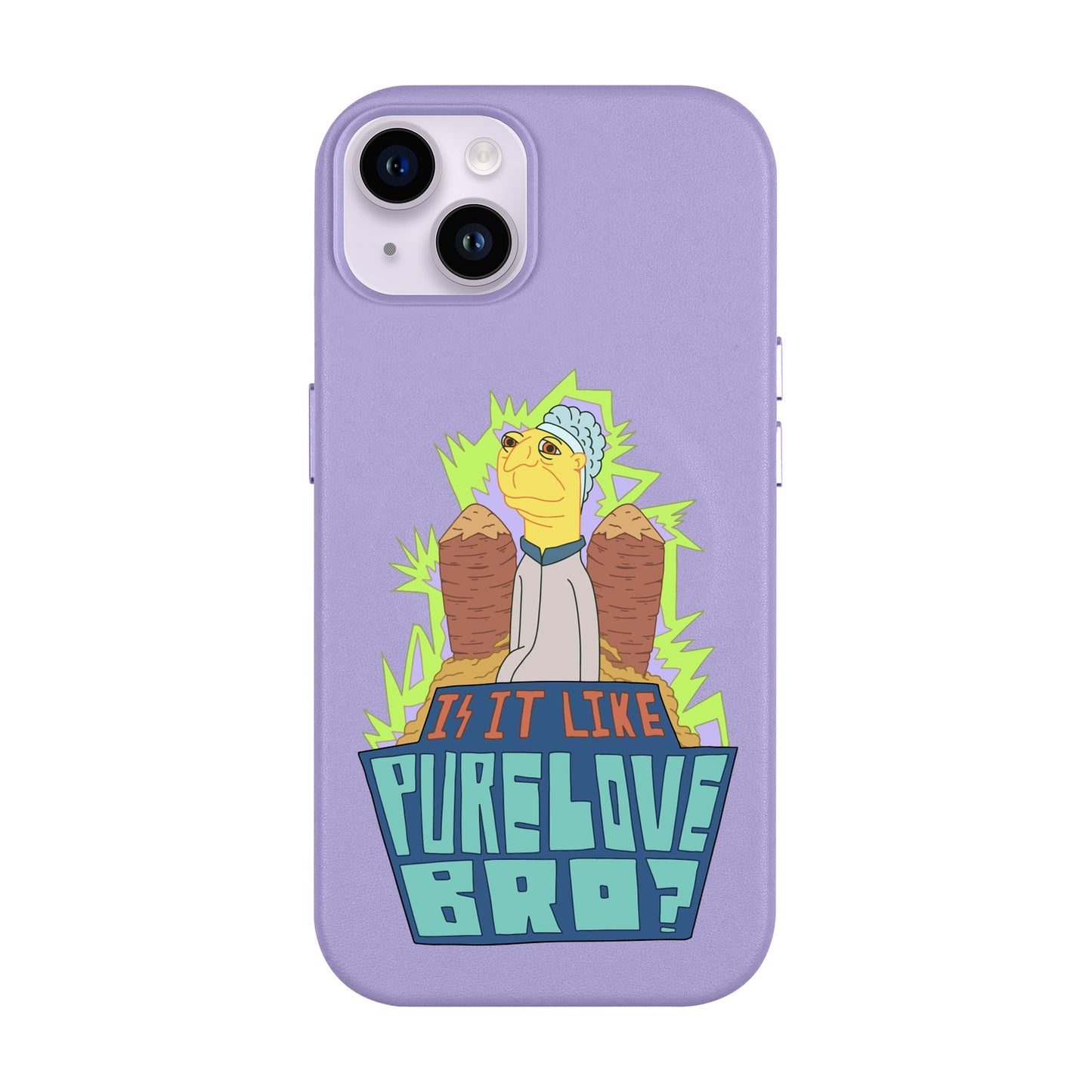 PURE LOVE-iPhone 14 Plus Leather Kılıf MagSafe Özellikli