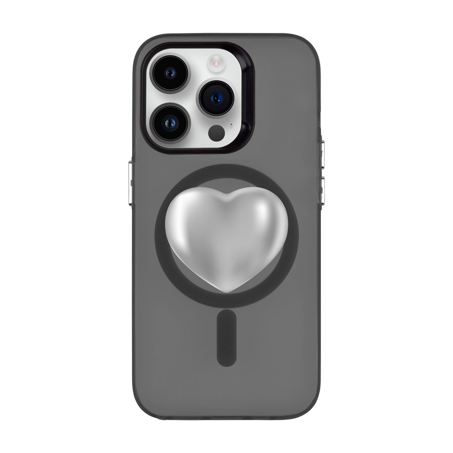 SILVER HEART-iPhone 14 Pro Hold Kılıf MagSafe Özellikli