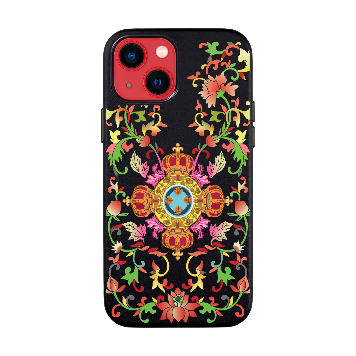 SPIRAL-iPhone 14 Leather Kılıf