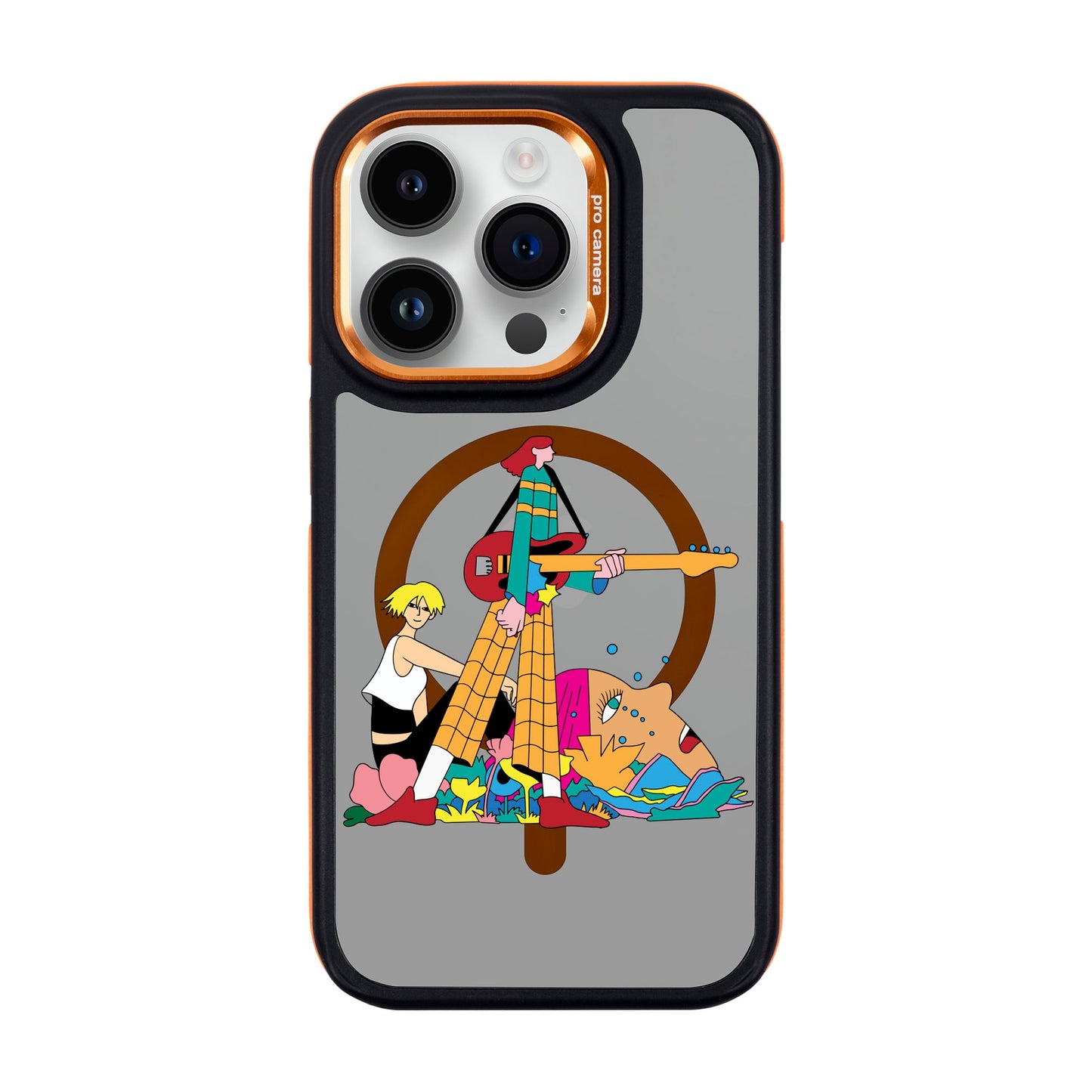 HER BAND-iPhone 14 Pro Dark Kılıf MagSafe Özellikli