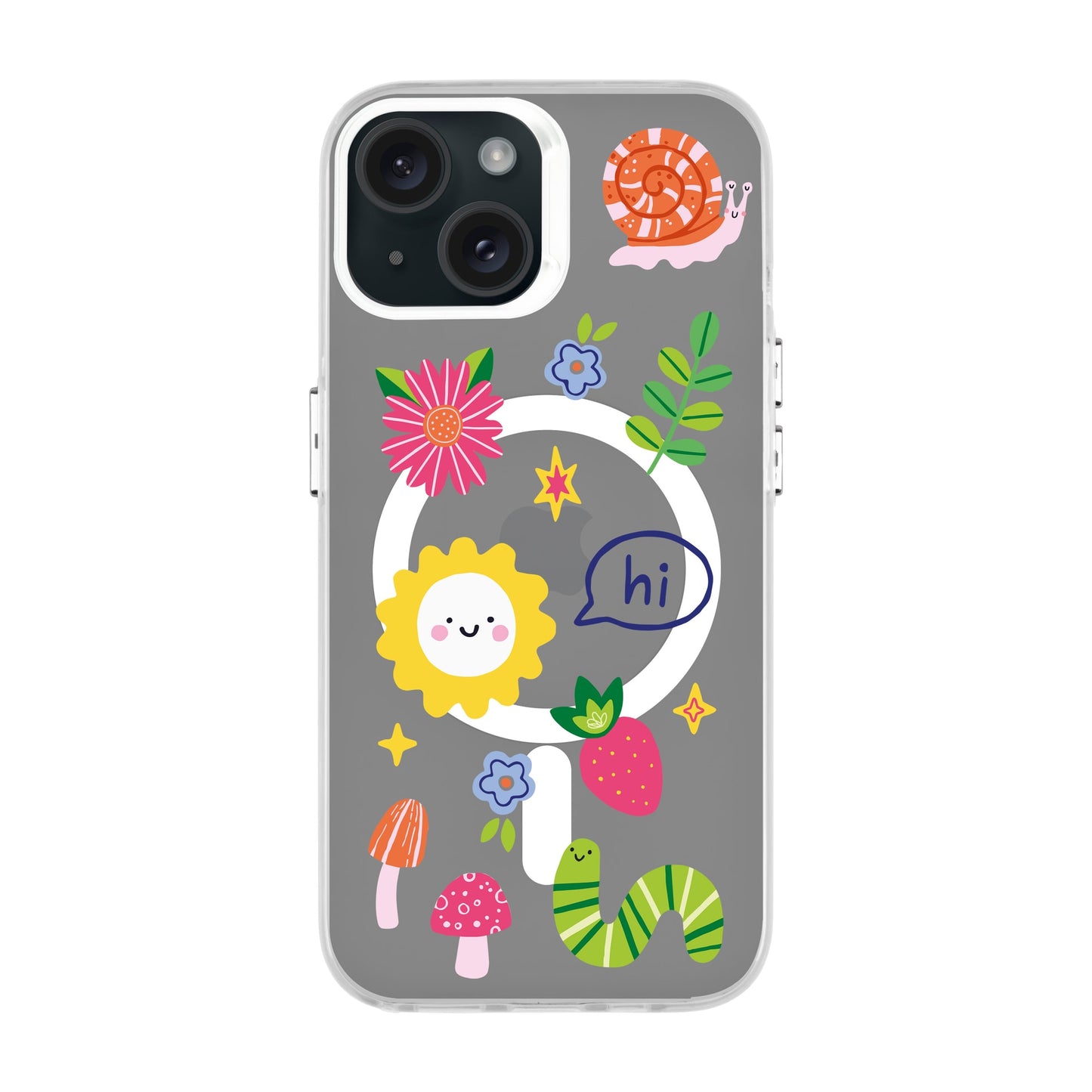 HELLO NATURE-iPhone 15 Hold Kılıf MagSafe Özellikli