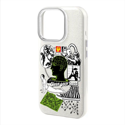 CLEAR YOUR HEAD-Radiant Kılıf MagSafe Özellikli - iPhone 15