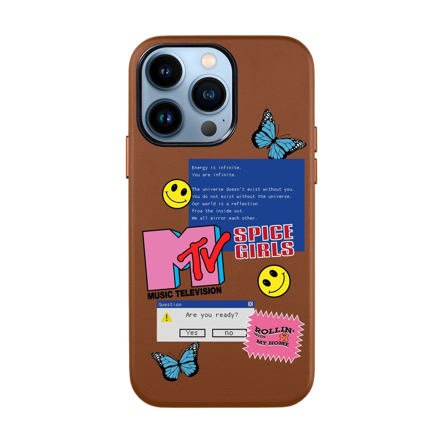 ARE YOU READY-iPhone 13 Pro Max Leather Kılıf