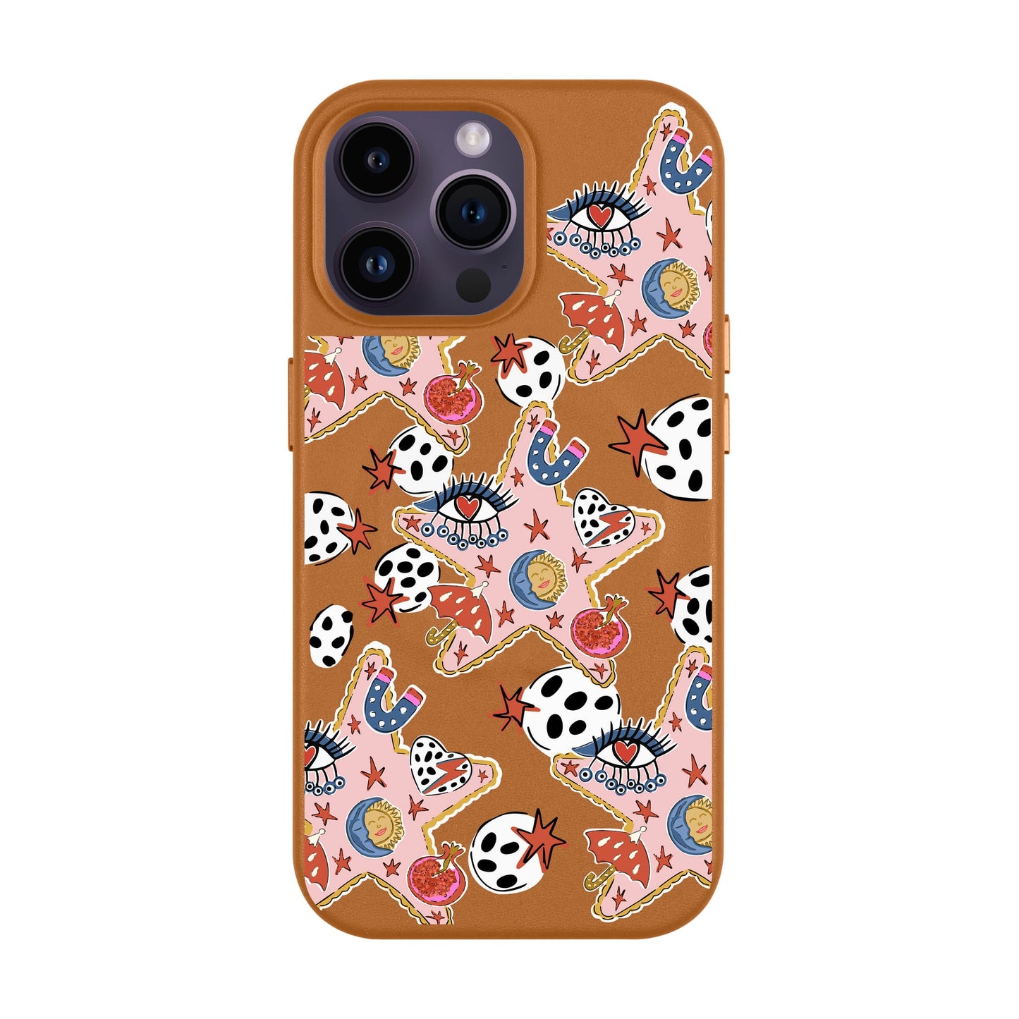 DURUSKO-iPhone 14 Pro Max Leather Kılıf MagSafe Özellikli