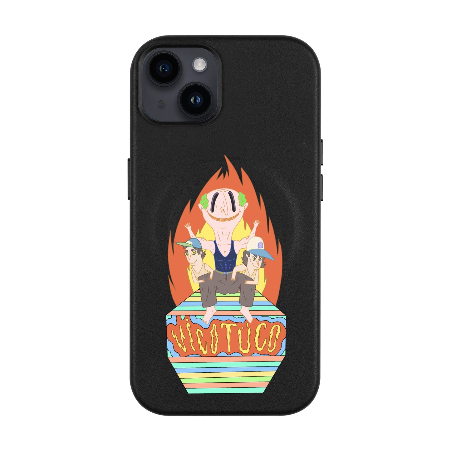 VİCOTÜCO ADAM-iPhone 14 Plus Leather Kılıf MagSafe Özellikli