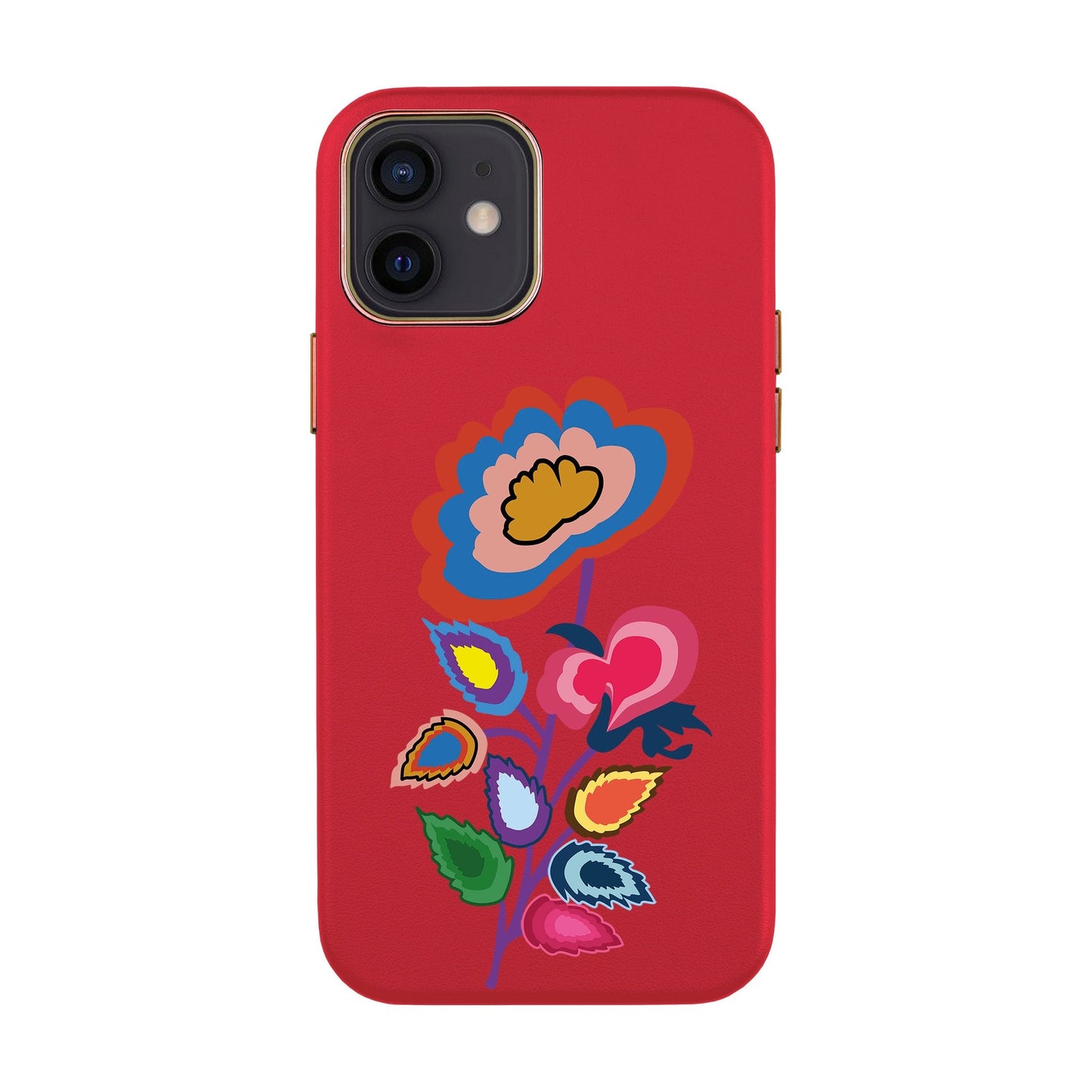 KNITTED FLOWER-iPhone 11 Pro Max Leather Kılıf