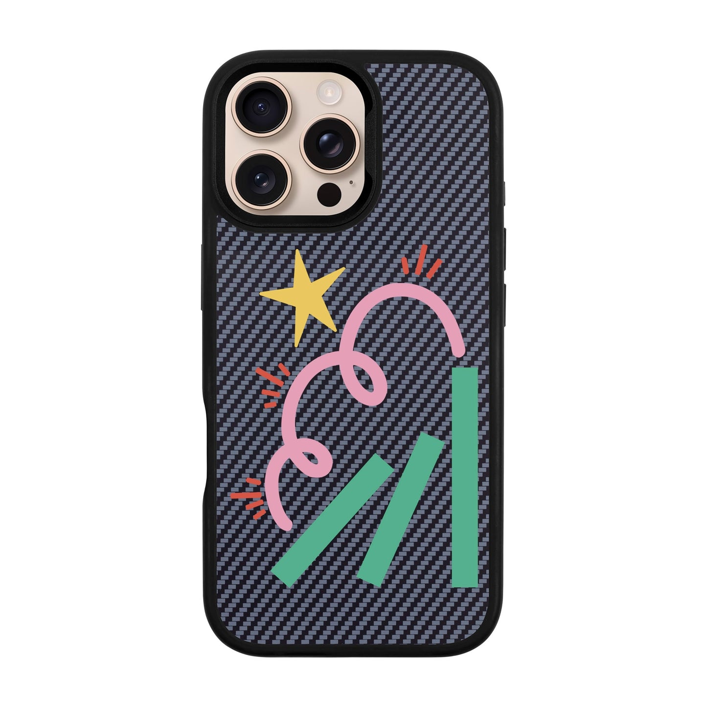 DOMINO-iPhone 16 Pro Max Plaid Kılıf MagSafe Özellikli