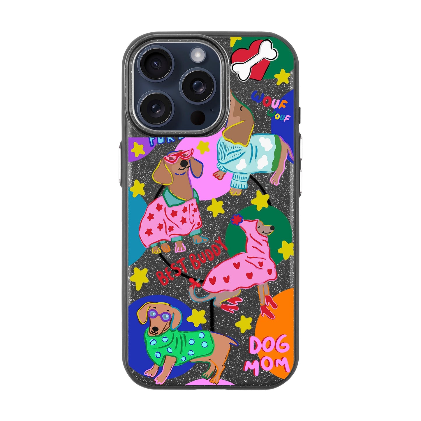 DOG MOM-iPhone 15 Pro Max Radiant Kılıf MagSafe Özellikli