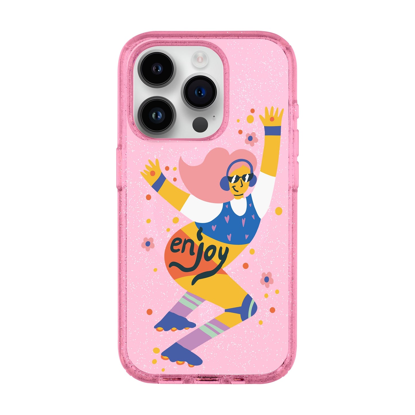 ENJOY-iPhone 14 Pro Shiny Kılıf MagSafe Özellikli