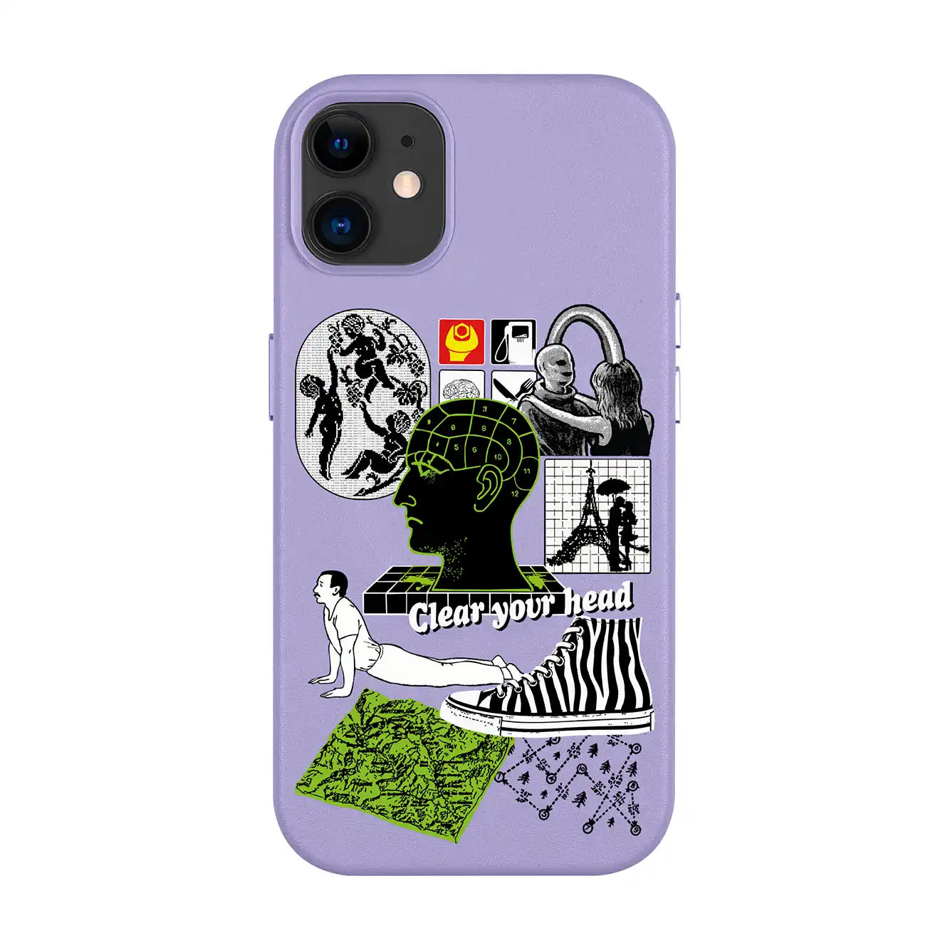 CLEAR YOUR HEAD-iPhone 11 Leather Kılıf MagSafe Özellikli