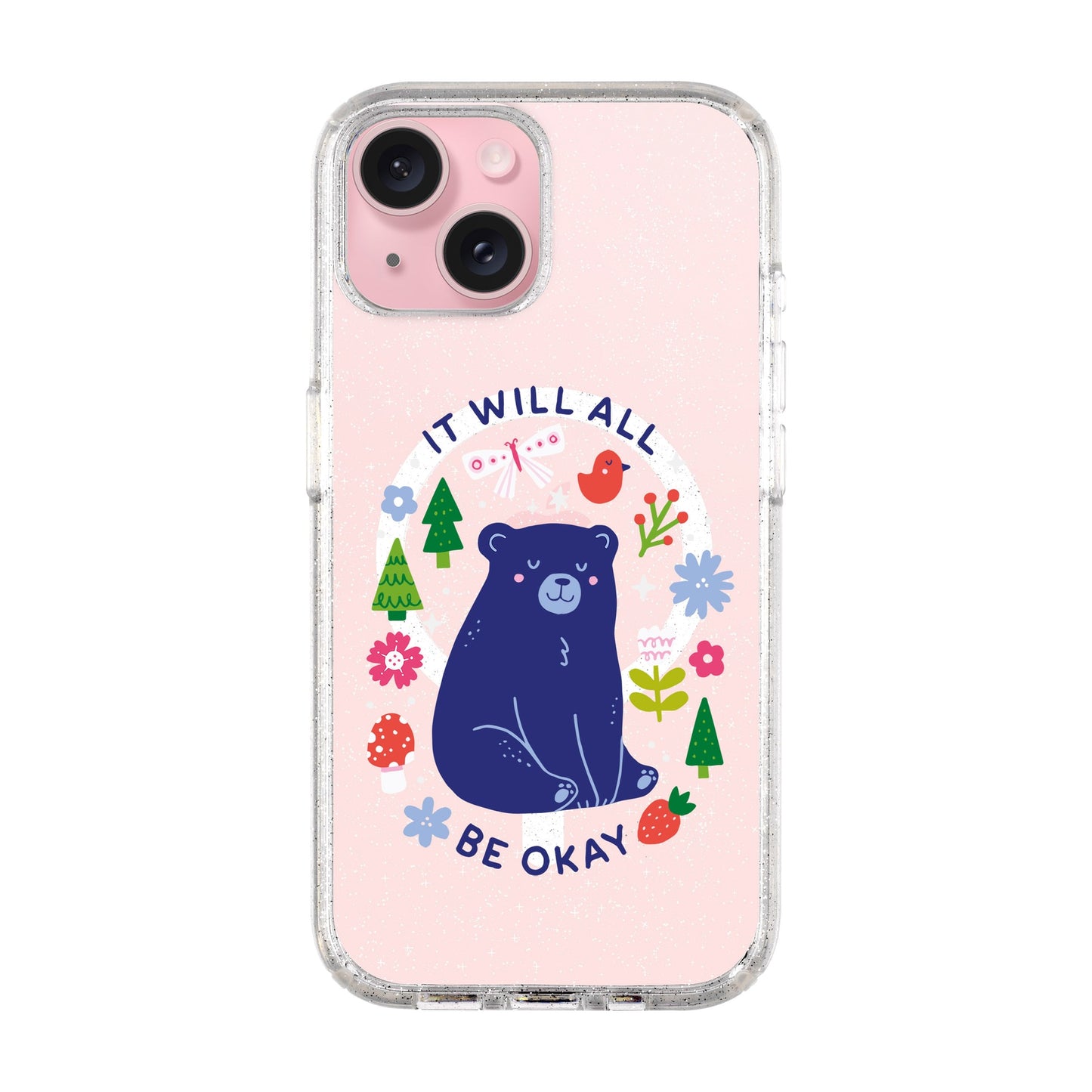 BE OKAY-iPhone 15 Plus Shiny Kılıf MagSafe Özellikli