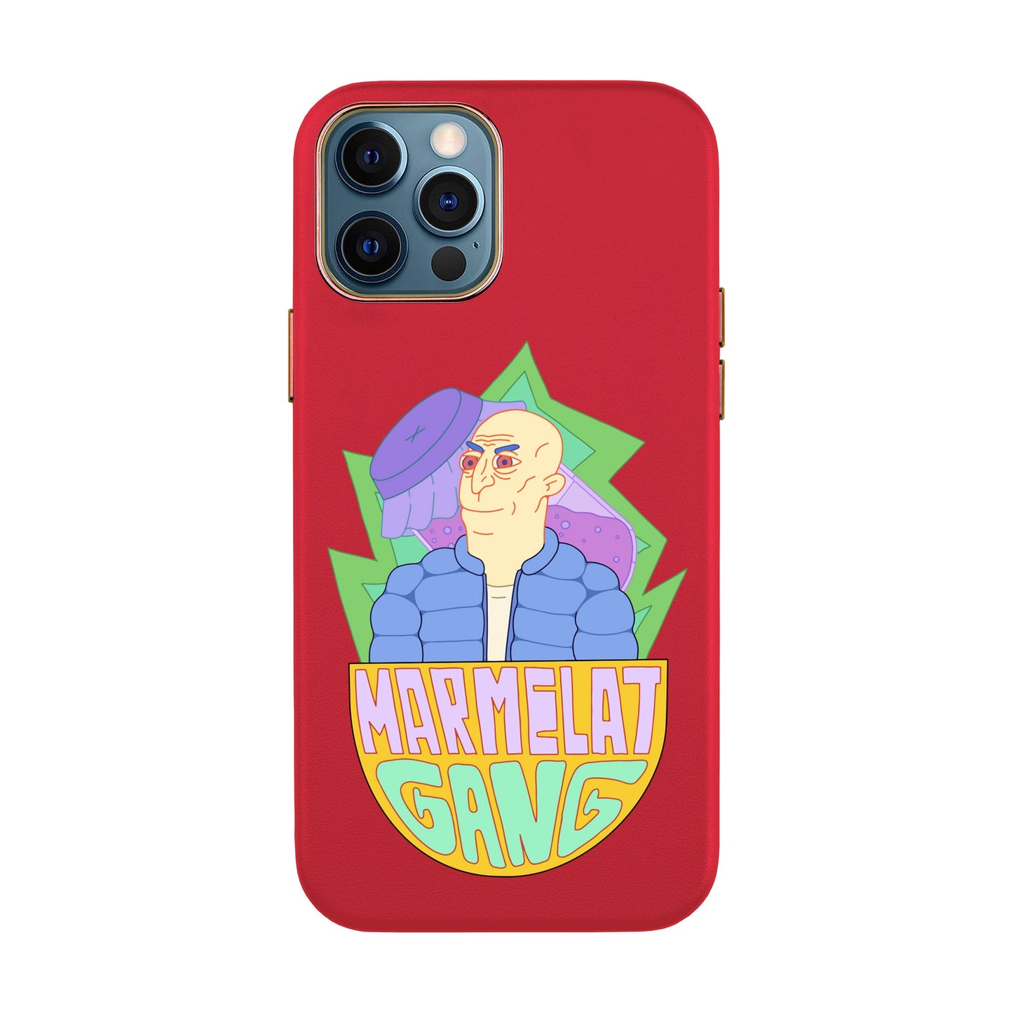MARMELAT GANG-iPhone 12 Pro Max Leather Kılıf