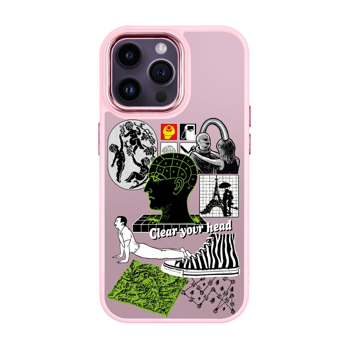 CLEAR YOUR HEAD-iPhone 14 Pro Max Proof Kılıf