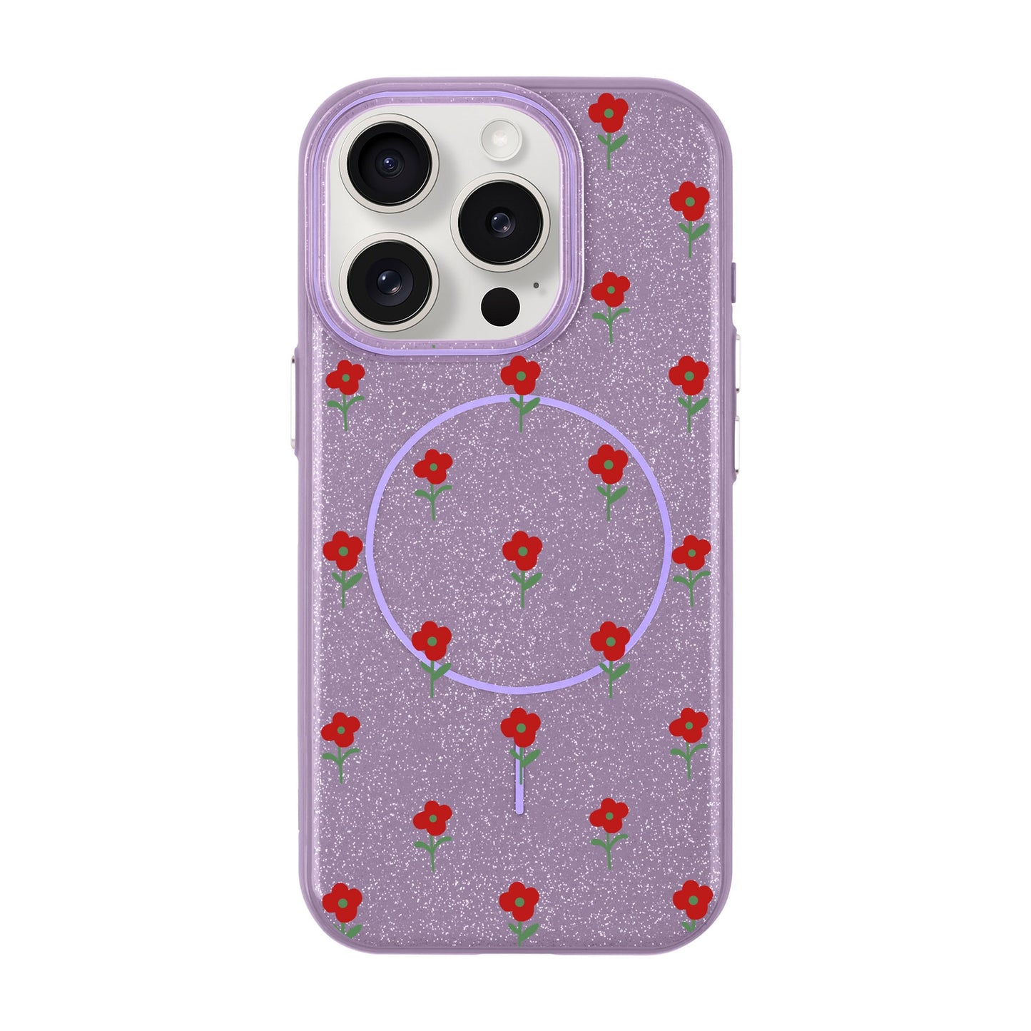 FLOWER POWER-iPhone 15 Pro Radiant Kılıf MagSafe Özellikli