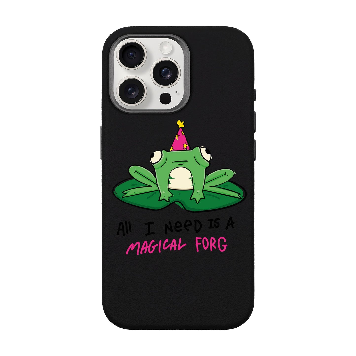 FORG-iPhone 15 Pro Max Leather Premium Kılıf MagSafe Özellikli