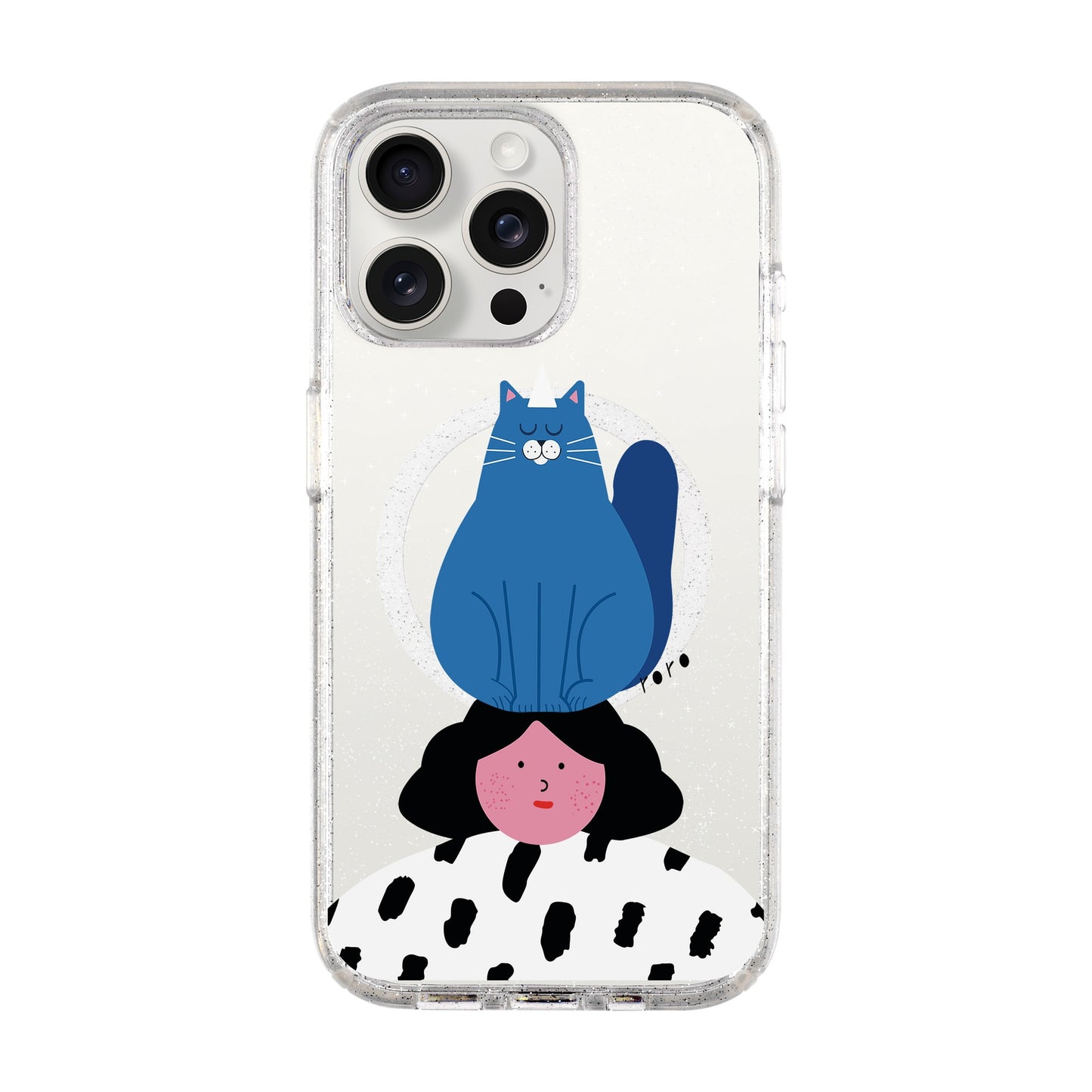 NAUGHTY CAT-iPhone 15 Pro Max Shiny Kılıf MagSafe Özellikli