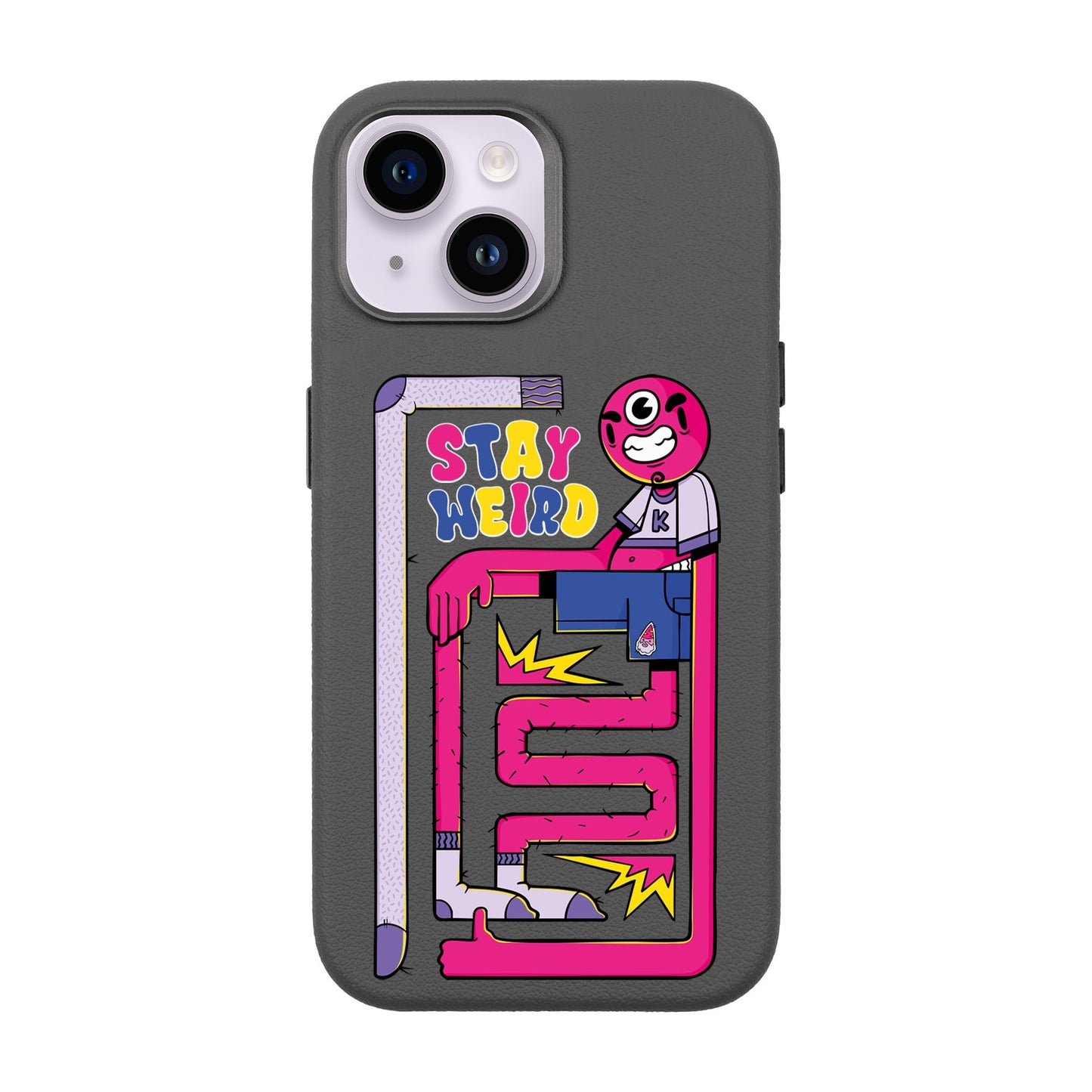 OG TOOTHY-iPhone 13 Leather Premium Kılıf MagSafe Özellikli