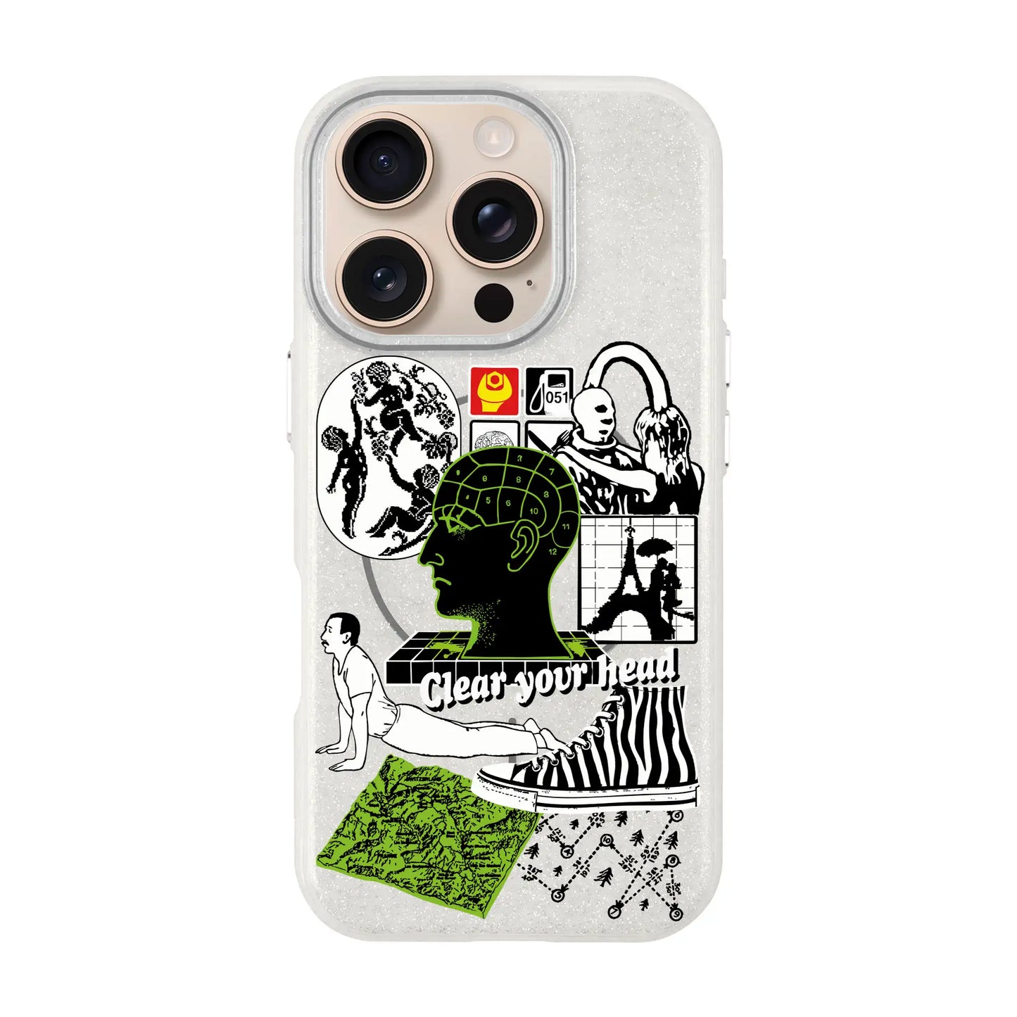 CLEAR YOUR HEAD-iPhone 16 Pro Radiant Kılıf MagSafe Özellikli