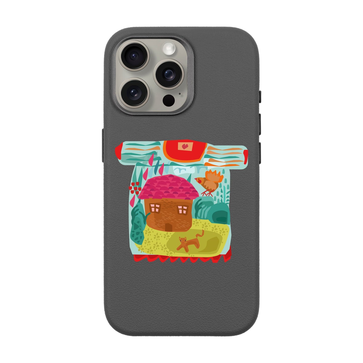 SİHİRLİ KAZAK-iPhone 15 Pro Max Leather Premium Kılıf MagSafe Özellikli