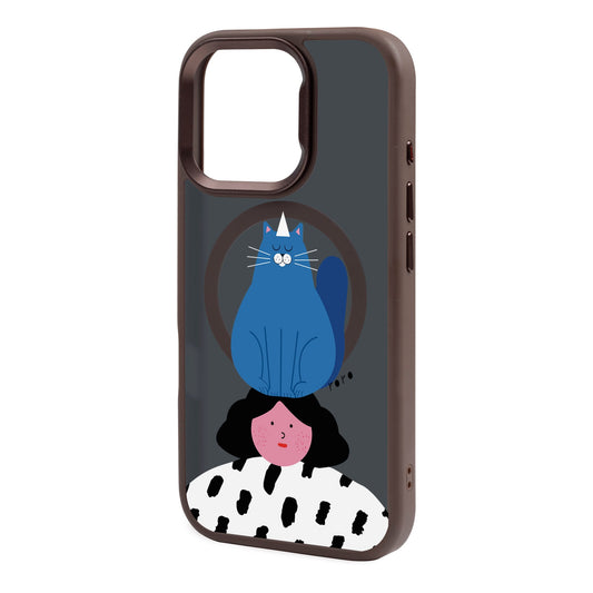 NAUGHTY CAT-Rise Kılıf MagSafe Özellikli - iPhone 16 Pro Max