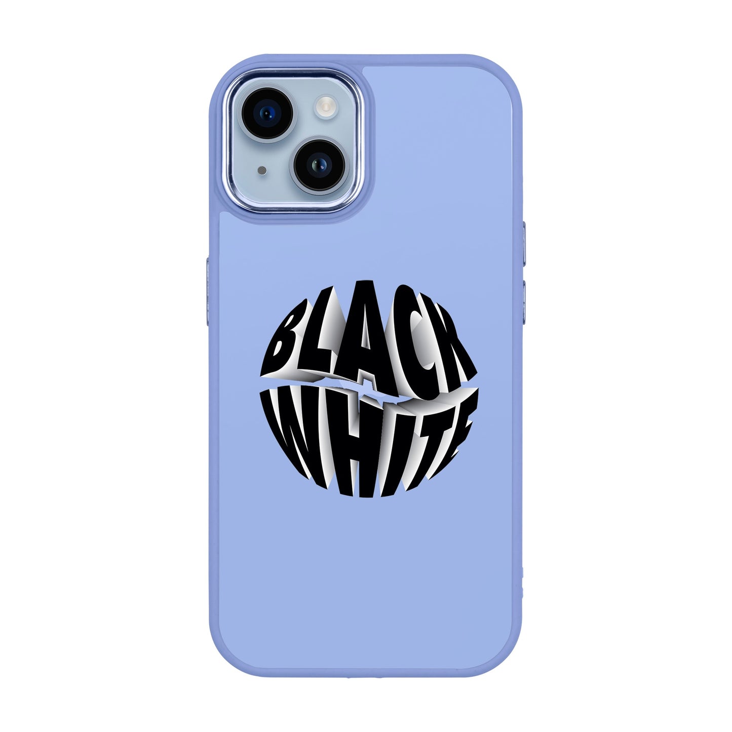 BLACK WHITE-iPhone 14 Plus Proof Kılıf