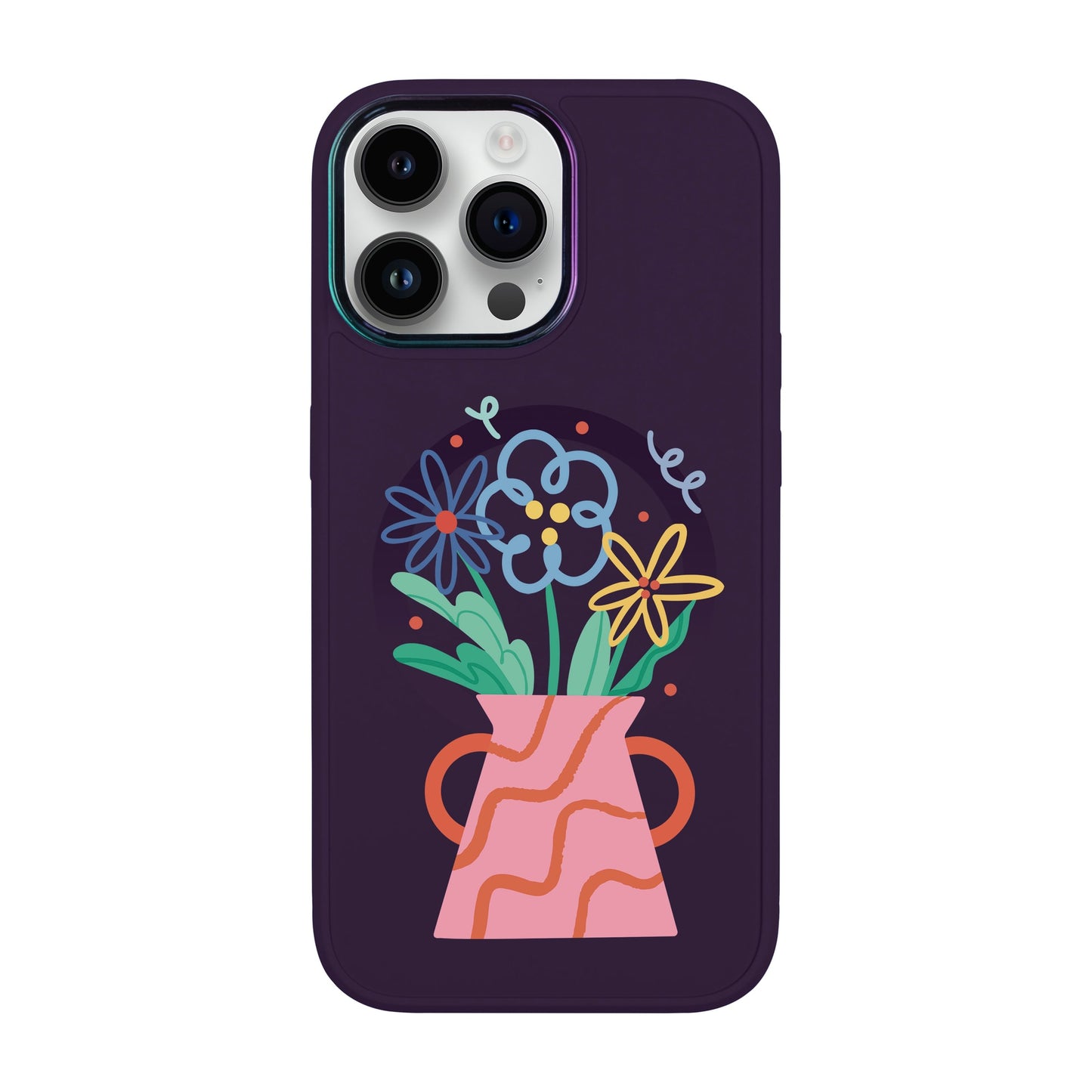 PINK VASE-iPhone 14 Pro Max Vigor Kılıf MagSafe Özellikli