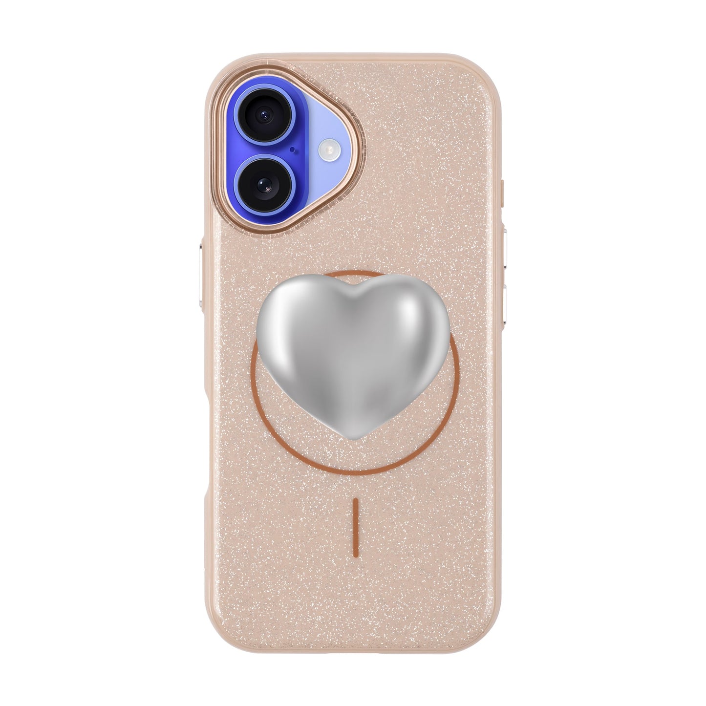 SILVER HEART-iPhone 16 Plus Radiant Kılıf MagSafe Özellikli