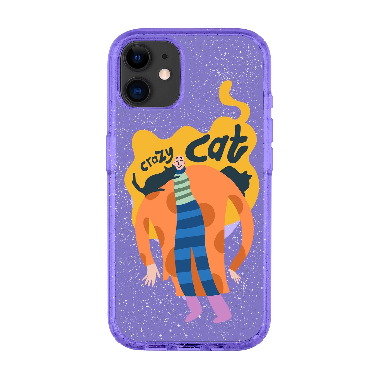 CRAZY CAT-iPhone 11 Shiny Kılıf MagSafe Özellikli