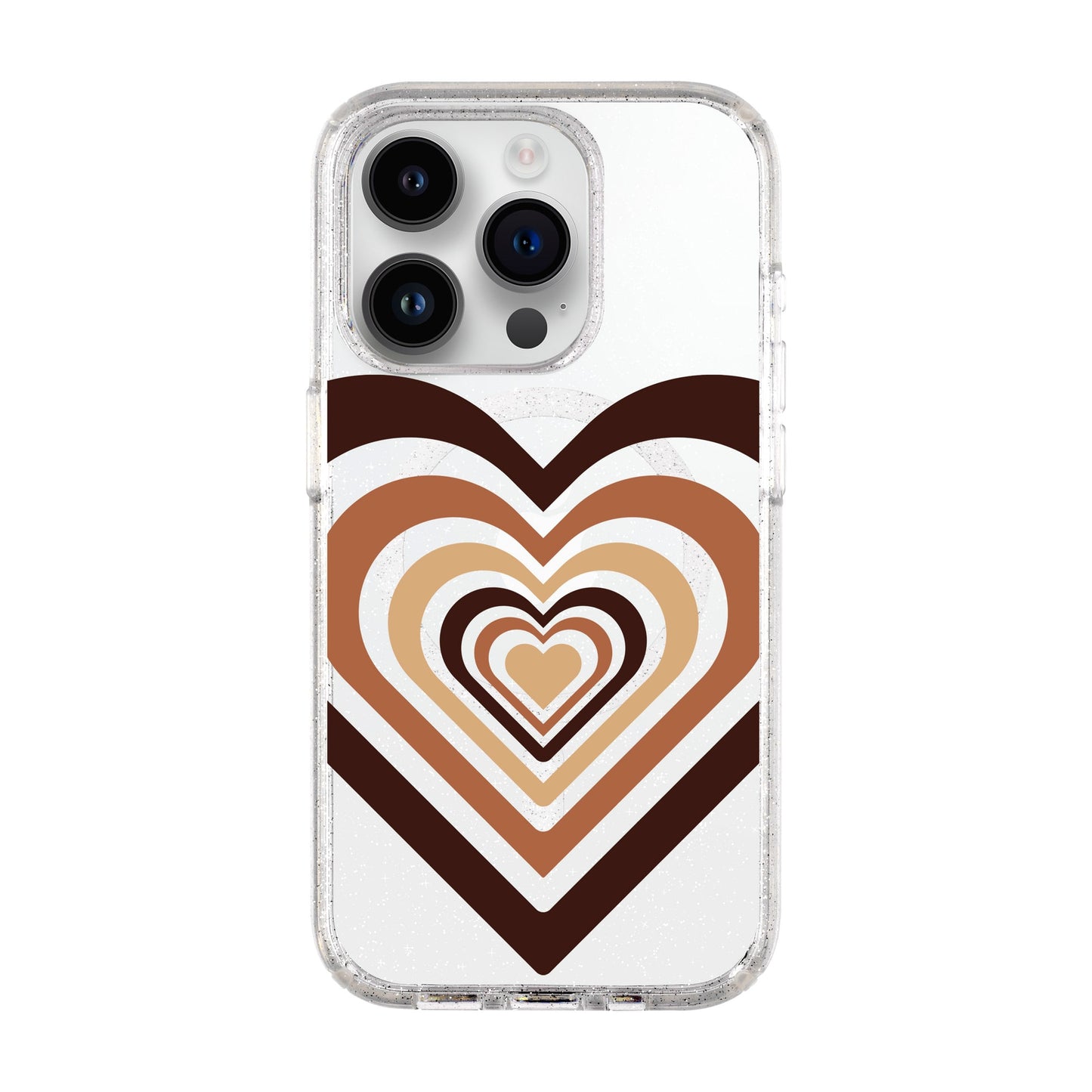 HEART-iPhone 14 Pro Shiny Kılıf MagSafe Özellikli